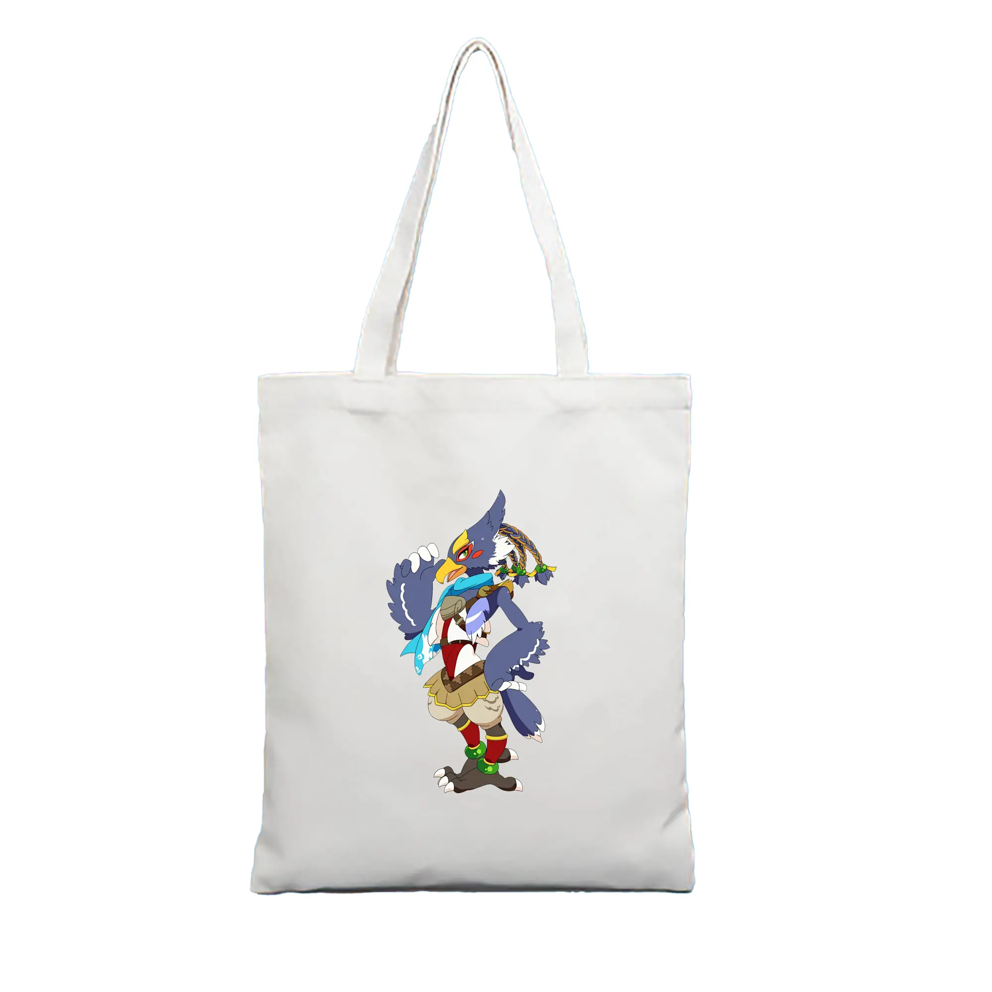 ゼルダの伝説 グッズ,Revali - 縦型キャンバス手提げバッグ（トートバッグ） ・ キャンバス素材 ・ ショッピング用 ・ 軽量 丈夫 お手入れ簡単