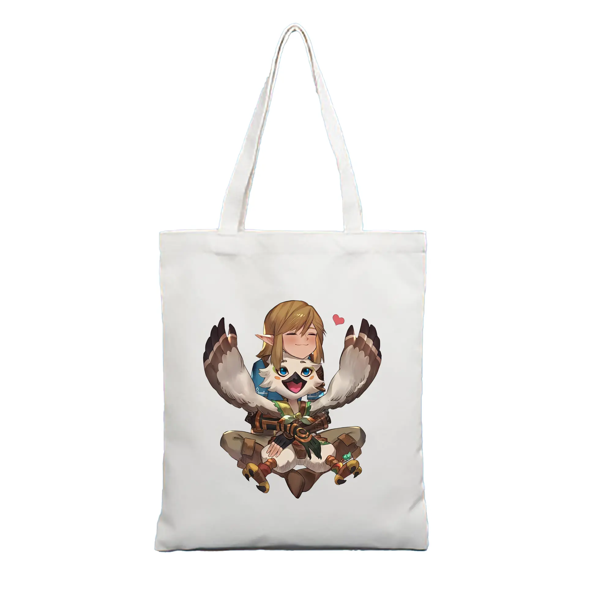 ゼルダの伝説 グッズ,Revali - 縦型キャンバス手提げバッグ（トートバッグ） ・ キャンバス素材 ・ ショッピング用 ・ 軽量 丈夫 お手入れ簡単