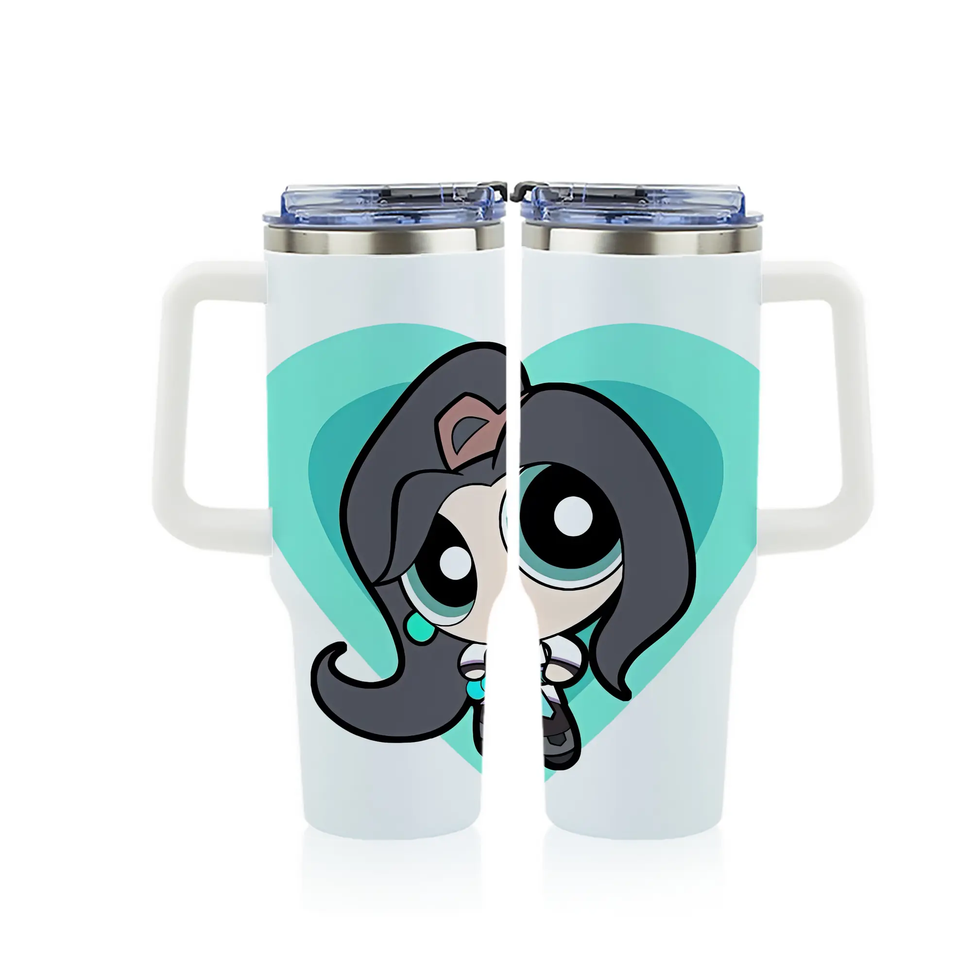 VALORANT グッズ,セージ - 1200mL フルプリント車用タンブラー ・ 304ステンレス 内側 ・ 201ステンレス 外側 ・ 保温 保冷 ・ 通勤 ドライブ アウトドア用