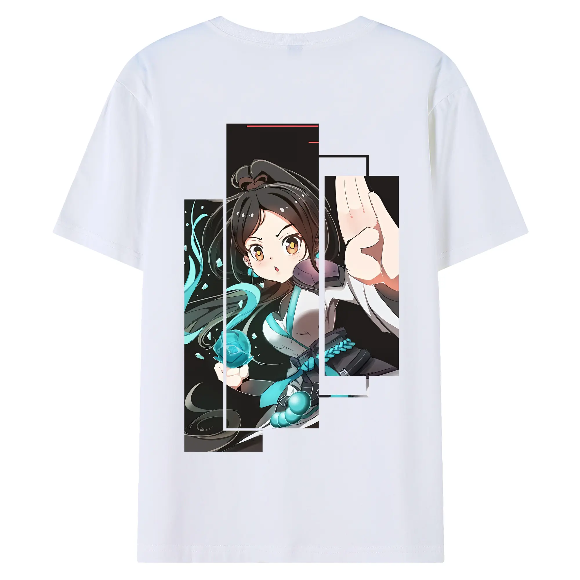 VALORANT グッズ,セージ - 綿100％ 半袖Tシャツ ・ バックプリント ・ 快適 通気性 ・ 日常使い 散歩 スポーツ用