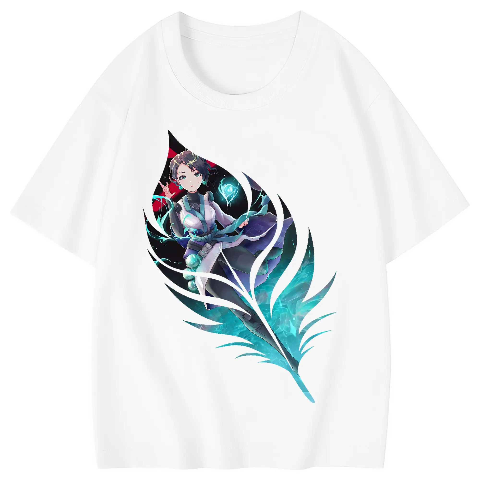 VALORANT グッズ,セージ - 綿100％ キッズTシャツ ・ フロントプリント ・ 快適 通気性 ・ スポーツ カジュアル 散歩用