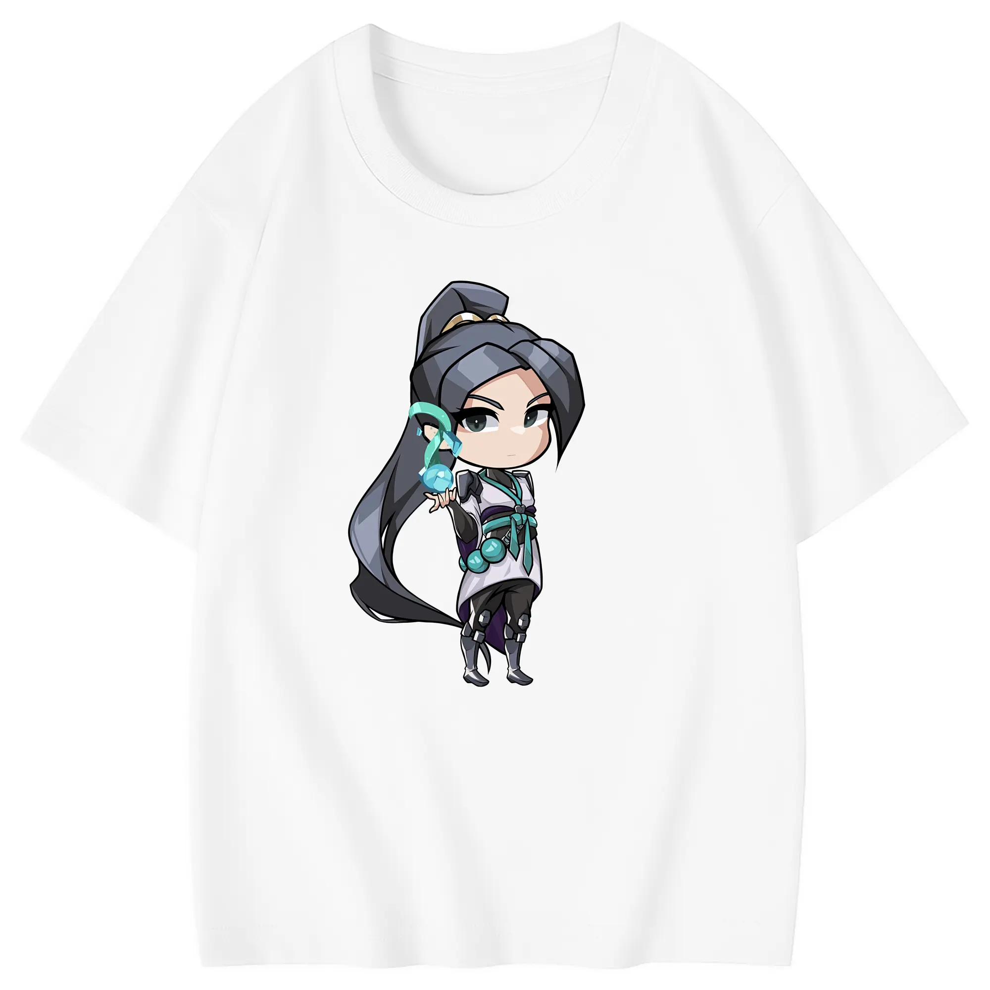 VALORANT グッズ,セージ - 綿100％ キッズTシャツ ・ フロントプリント ・ 快適 通気性 ・ スポーツ カジュアル 散歩用