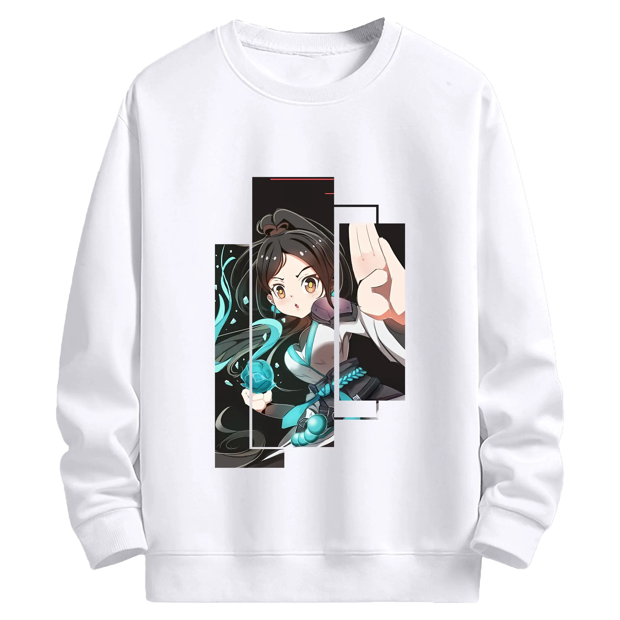 VALORANT グッズ,セージ - 高品質 クルーネック スウェット ・ コットン59％ ポリエステル41％ ・ ユニセックス 長袖 トレーナー ・ カジュアル デイリー スポーツ 散歩用