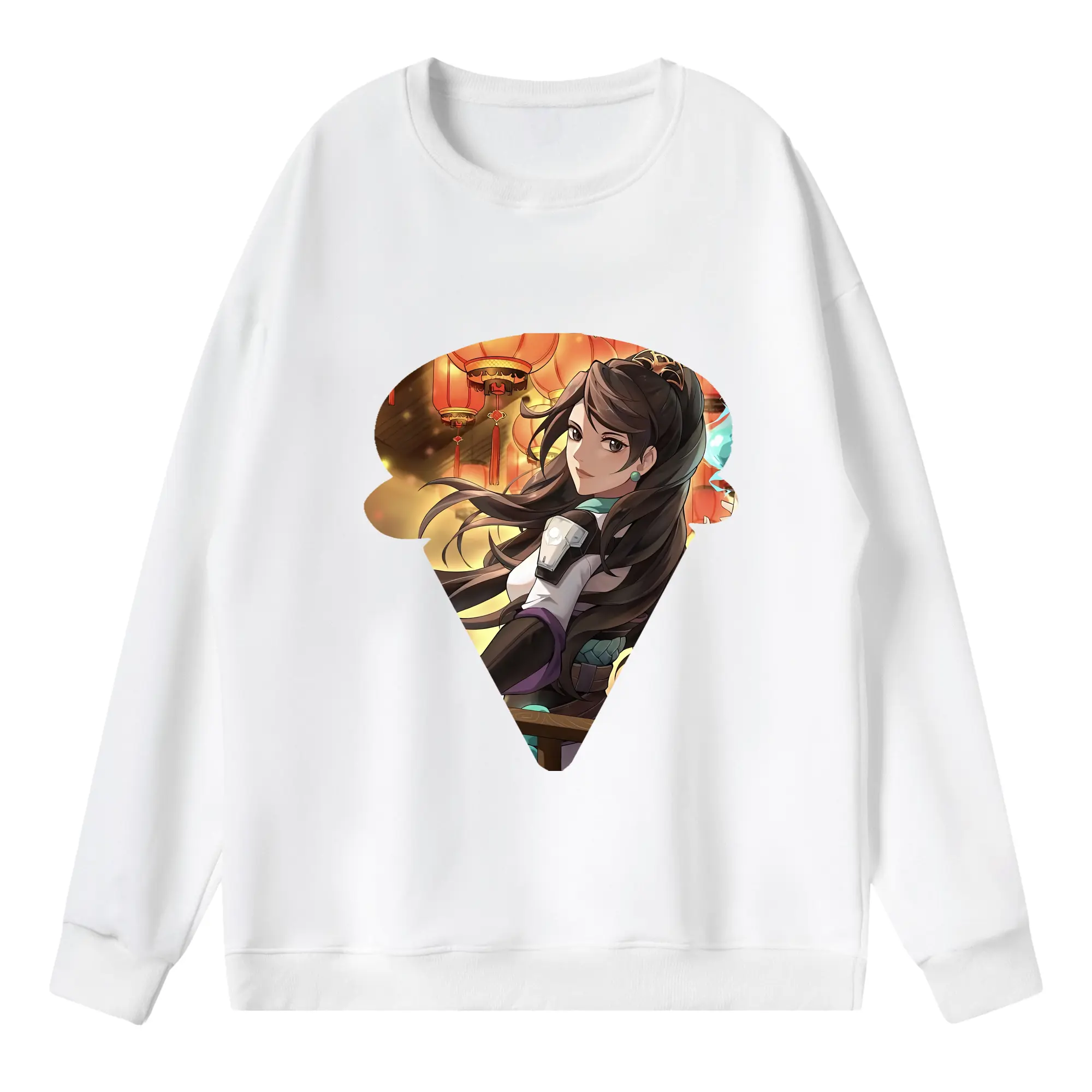 VALORANT グッズ,セージ - 薄手 クルーネック スウェット 裏毛260g · ポリエステル 春秋向け カジュアル 男女兼用 · トレーナー デイリー スポーツ 散歩に最適