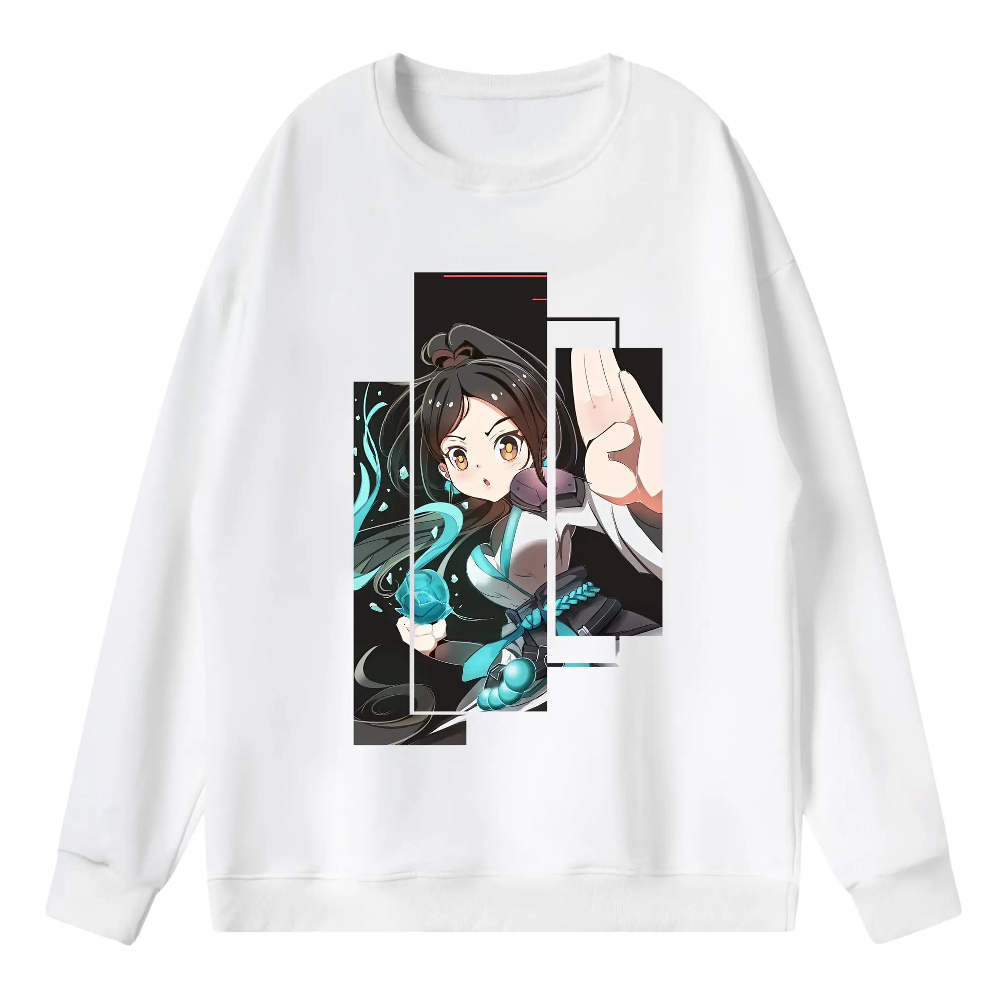 VALORANT グッズ,セージ - 薄手 クルーネック スウェット 裏毛260g · ポリエステル 春秋向け カジュアル 男女兼用 · トレーナー デイリー スポーツ 散歩に最適