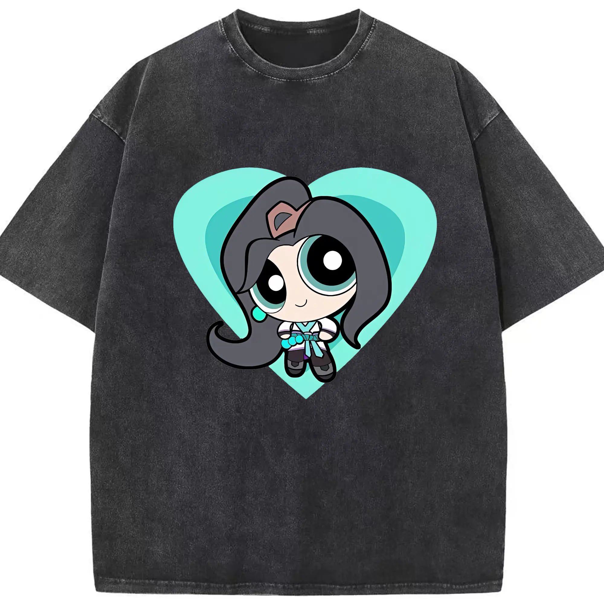 VALORANT グッズ,セージ - 綿100％ ヴィンテージ風 半袖Tシャツ ・ フロントプリント ・ 柔らか肌触り ・ 通気性 快適 ・ スポーツ カジュアル 外出用