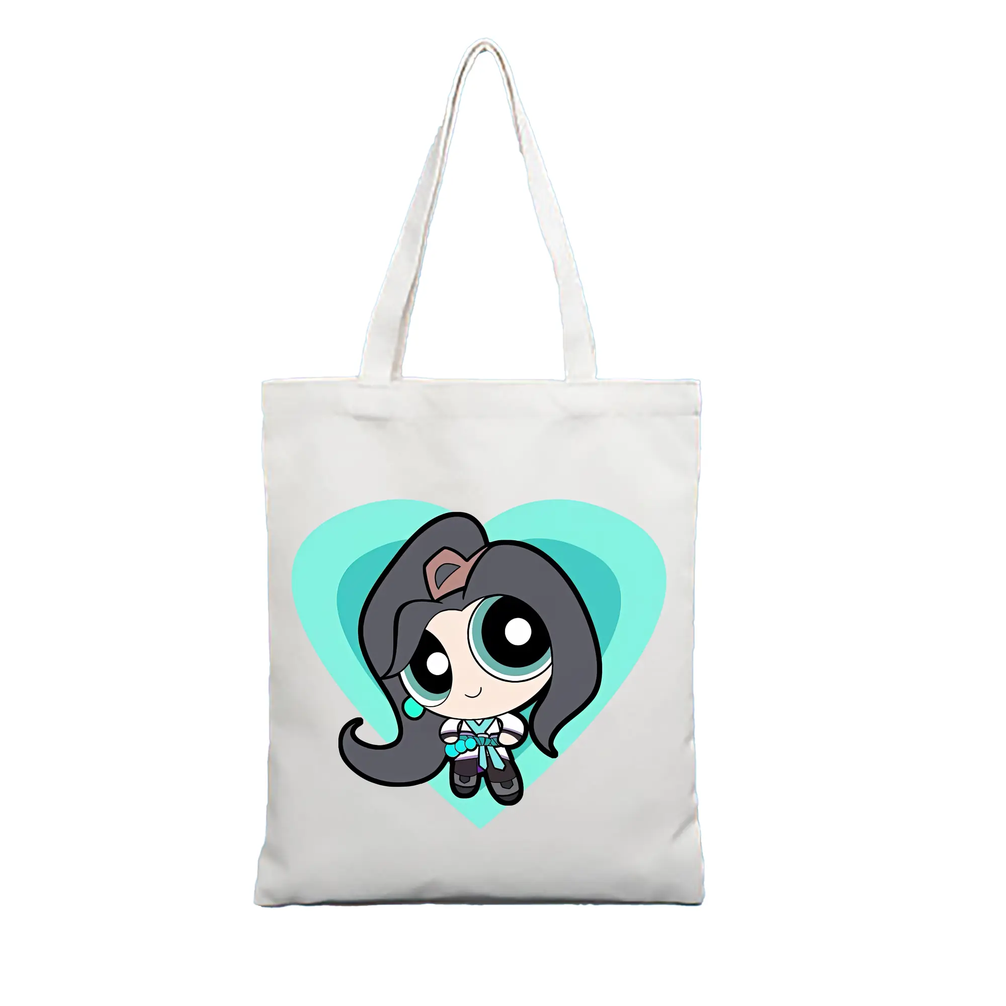 VALORANT グッズ,セージ - 縦型キャンバス手提げバッグ（トートバッグ） ・ キャンバス素材 ・ ショッピング用 ・ 軽量 丈夫 お手入れ簡単