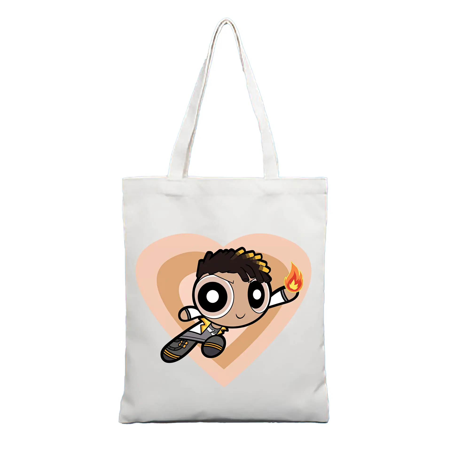 VALORANT グッズ,フェニックス - 縦型キャンバス手提げバッグ（トートバッグ） ・ キャンバス素材 ・ ショッピング用 ・ 軽量 丈夫 お手入れ簡単