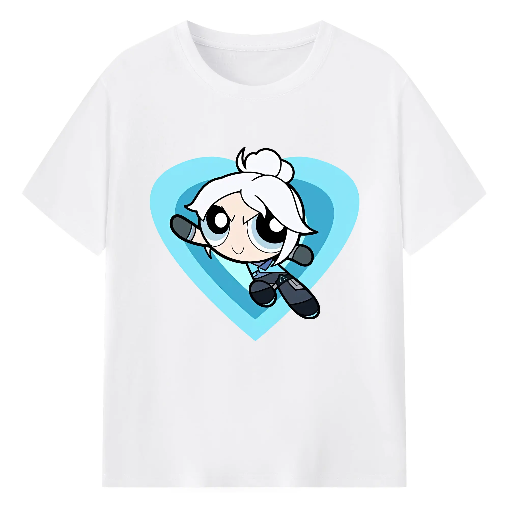 VALORANT グッズ,ジェット - 綿100％ 半袖Tシャツ ・ フロントプリント ・ 快適 通気性 ・ 日常使い 散歩 スポーツ用