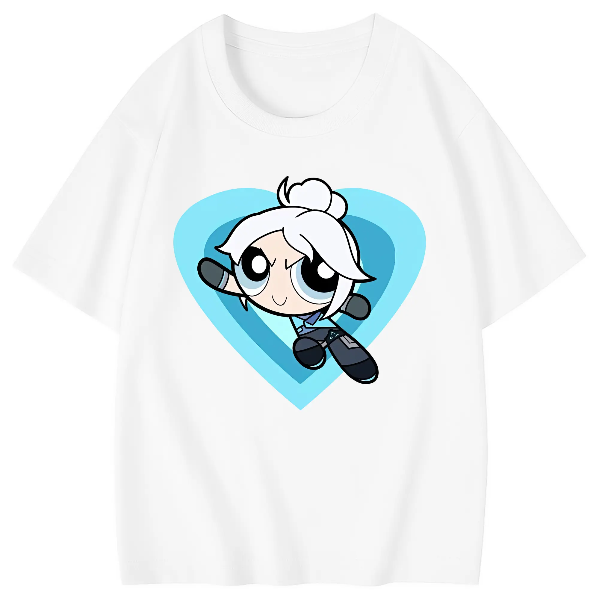 VALORANT グッズ,ジェット - 綿100％ キッズTシャツ ・ フロントプリント ・ 快適 通気性 ・ スポーツ カジュアル 散歩用