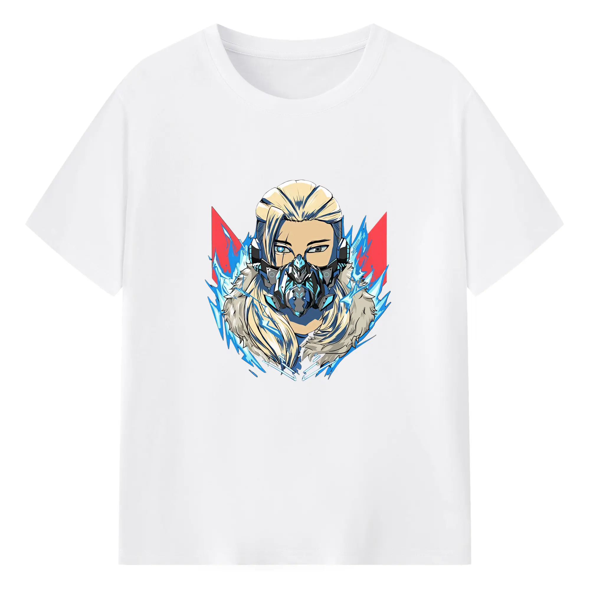 VALORANT グッズ,ソーヴァ - 綿100％ 半袖Tシャツ ・ フロントプリント ・ 快適 通気性 ・ 日常使い 散歩 スポーツ用