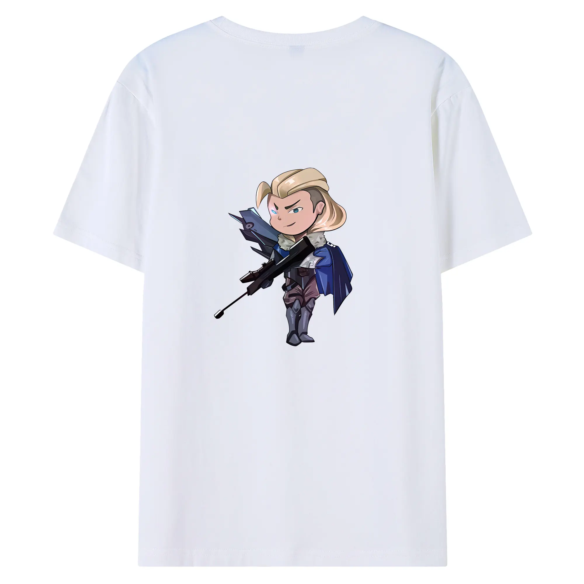 VALORANT グッズ,ソーヴァ - 綿100％ 半袖Tシャツ ・ バックプリント ・ 快適 通気性 ・ 日常使い 散歩 スポーツ用