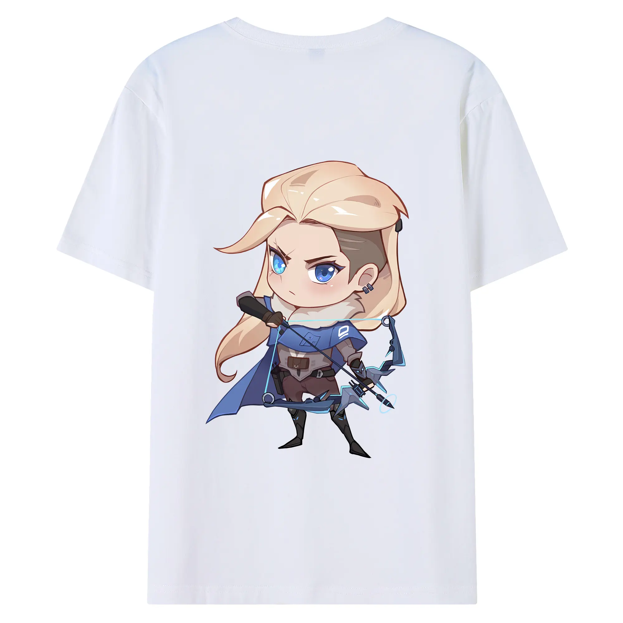 VALORANT グッズ,ソーヴァ - 綿100％ 半袖Tシャツ ・ バックプリント ・ 快適 通気性 ・ 日常使い 散歩 スポーツ用