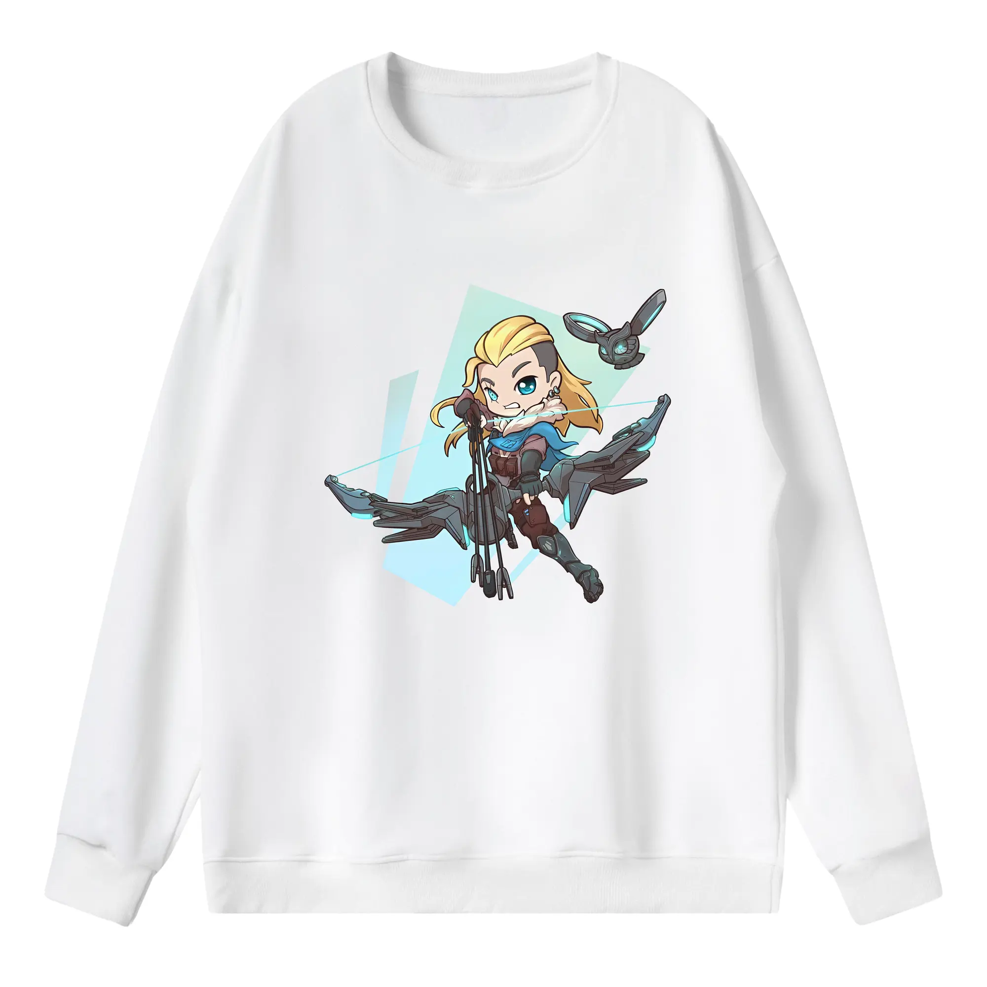 VALORANT グッズ,ソーヴァ - 薄手 クルーネック スウェット 裏毛260g · ポリエステル 春秋向け カジュアル 男女兼用 · トレーナー デイリー スポーツ 散歩に最適