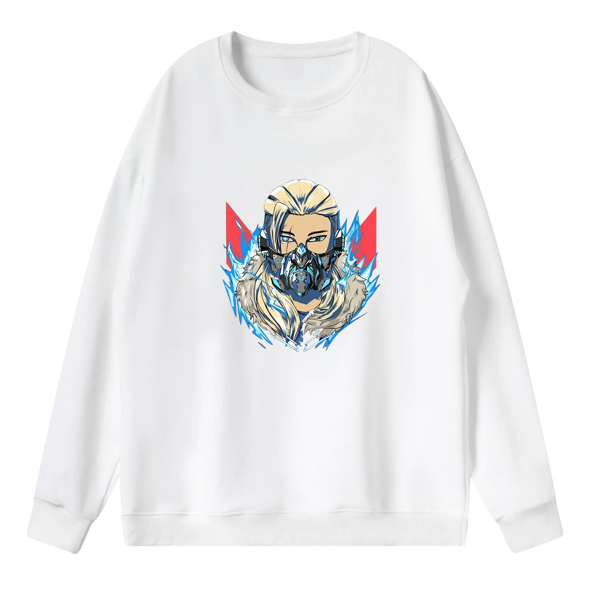 VALORANT グッズ,ソーヴァ - 薄手 クルーネック スウェット 裏毛260g · ポリエステル 春秋向け カジュアル 男女兼用 · トレーナー デイリー スポーツ 散歩に最適