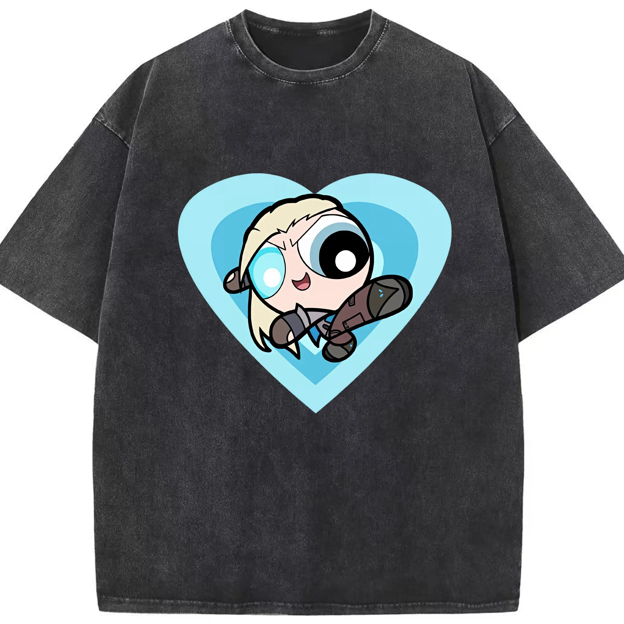 VALORANT グッズ,ソーヴァ - 綿100％ ヴィンテージ風 半袖Tシャツ ・ フロントプリント ・ 柔らか肌触り ・ 通気性 快適 ・ スポーツ カジュアル 外出用