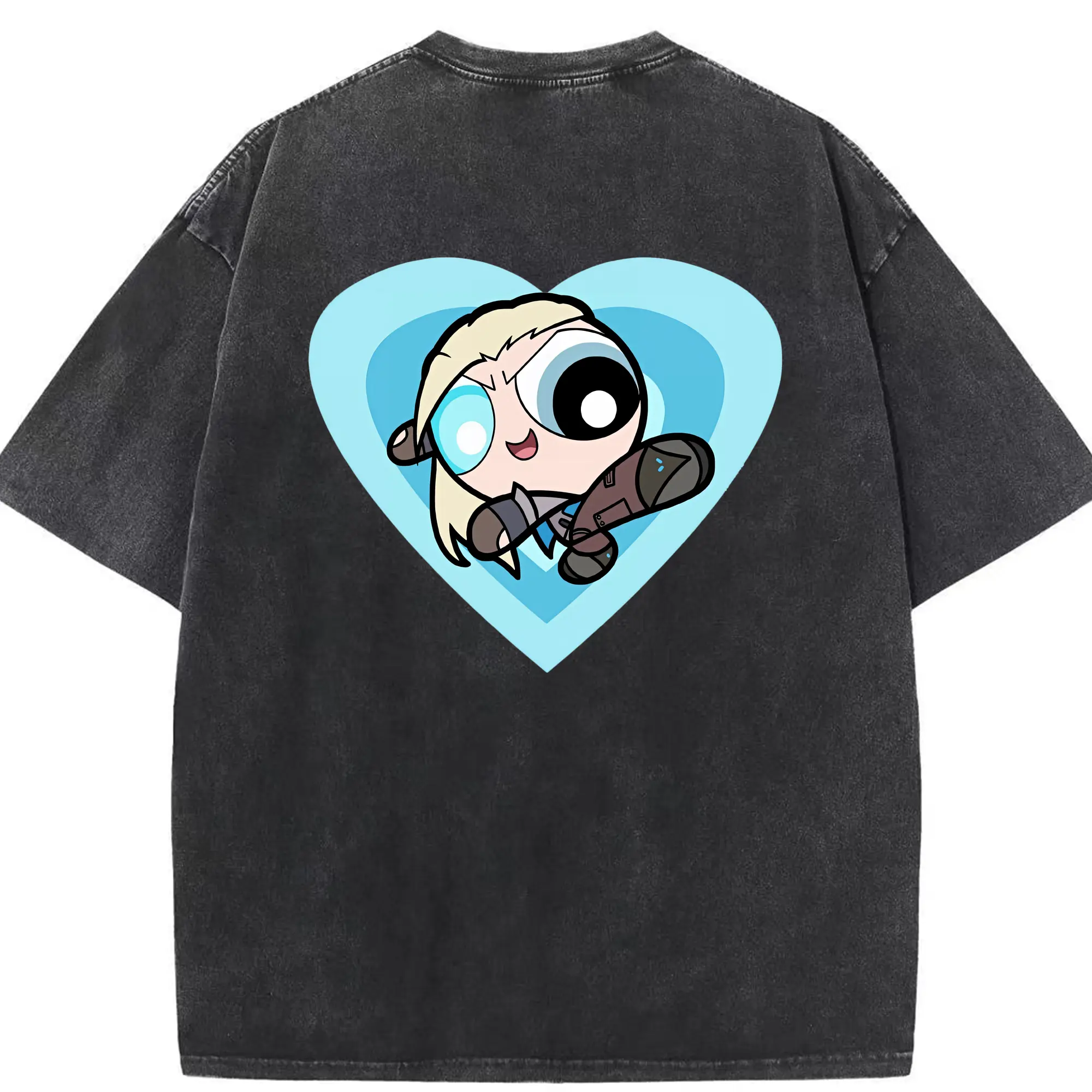 VALORANT グッズ,ソーヴァ - 綿100％ ヴィンテージ風 半袖Tシャツ ・ 背面プリント ・ 柔らか肌触り ・ 通気性 快適 ・ スポーツ カジュアル 外出用