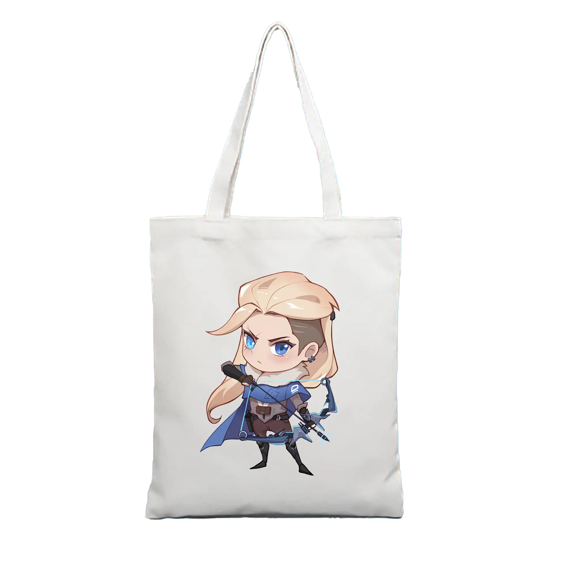 VALORANT グッズ,ソーヴァ - 縦型キャンバス手提げバッグ（トートバッグ） ・ キャンバス素材 ・ ショッピング用 ・ 軽量 丈夫 お手入れ簡単