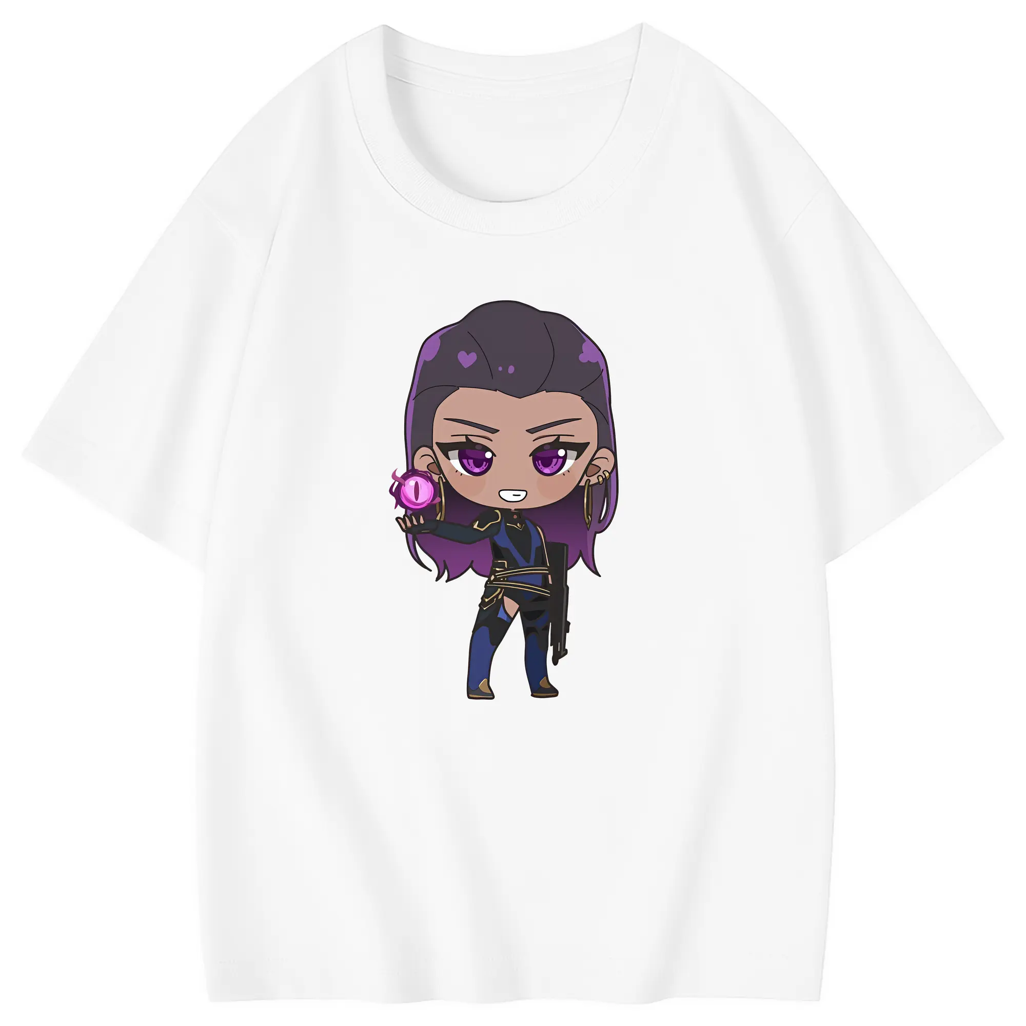 VALORANT グッズ,レイナ - 綿100％ キッズTシャツ ・ フロントプリント ・ 快適 通気性 ・ スポーツ カジュアル 散歩用