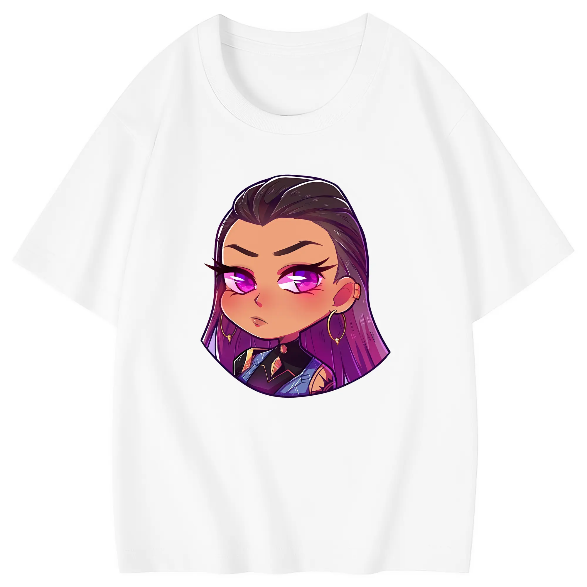 VALORANT グッズ,レイナ - 綿100％ キッズTシャツ ・ フロントプリント ・ 快適 通気性 ・ スポーツ カジュアル 散歩用