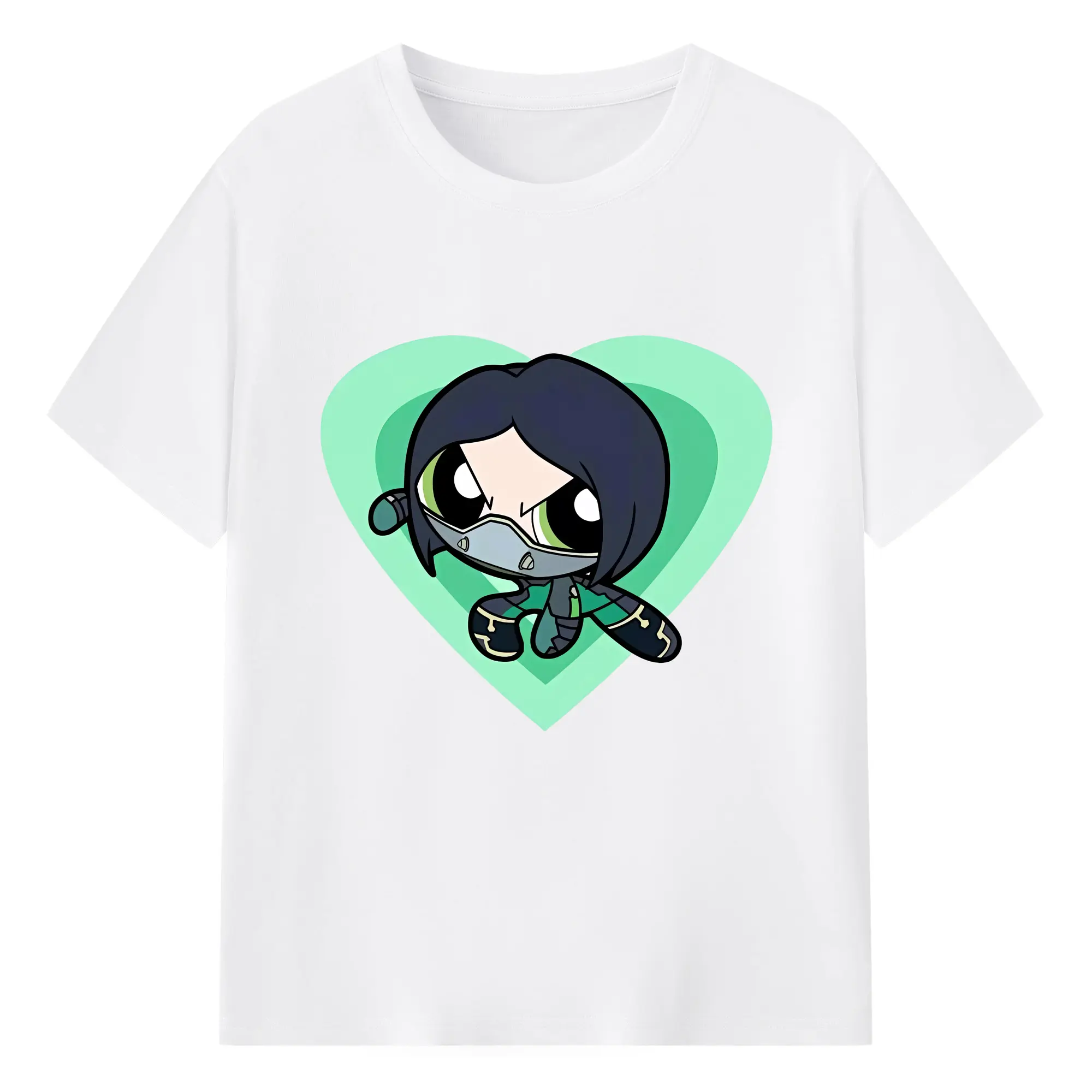 VALORANT グッズ,ヴァイパー - 綿100％ 半袖Tシャツ ・ フロントプリント ・ 快適 通気性 ・ 日常使い 散歩 スポーツ用