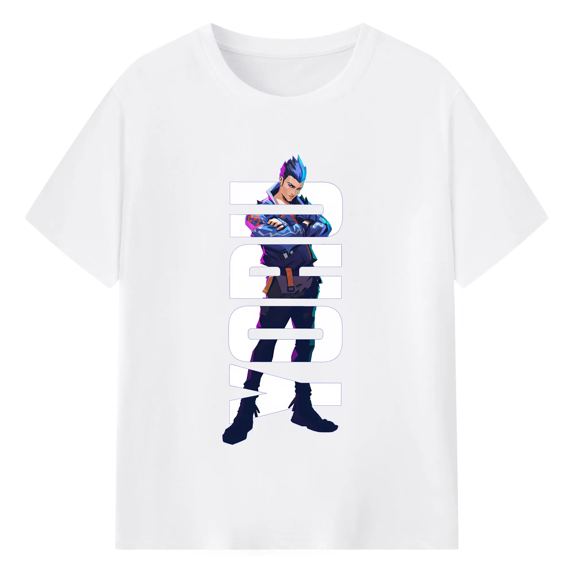 VALORANT グッズ,ヨル - 綿100％ 半袖Tシャツ ・ フロントプリント ・ 快適 通気性 ・ 日常使い 散歩 スポーツ用