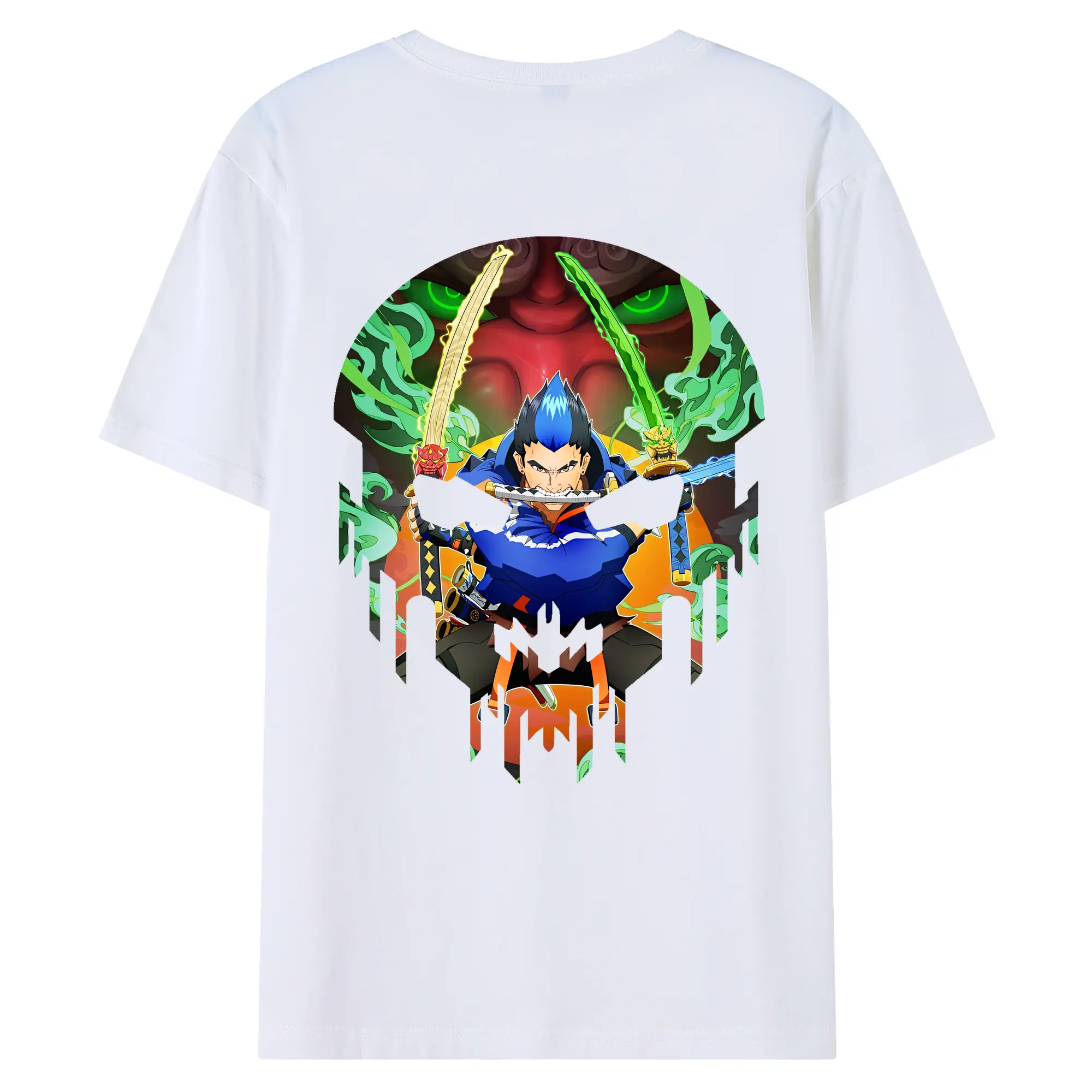 VALORANT グッズ,ヨル - 綿100％ 半袖Tシャツ ・ バックプリント ・ 快適 通気性 ・ 日常使い 散歩 スポーツ用