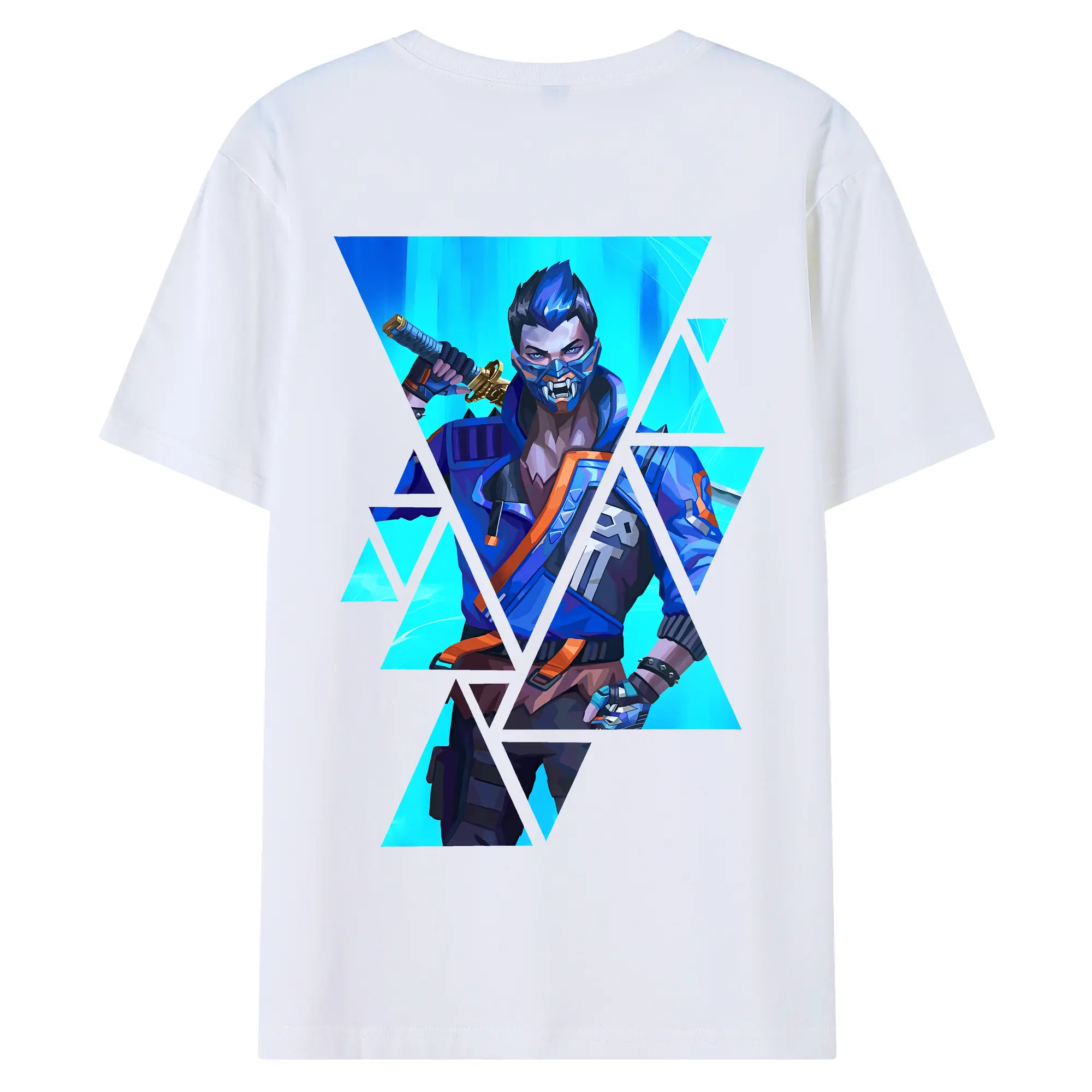 VALORANT グッズ,ヨル - 綿100％ 半袖Tシャツ ・ バックプリント ・ 快適 通気性 ・ 日常使い 散歩 スポーツ用