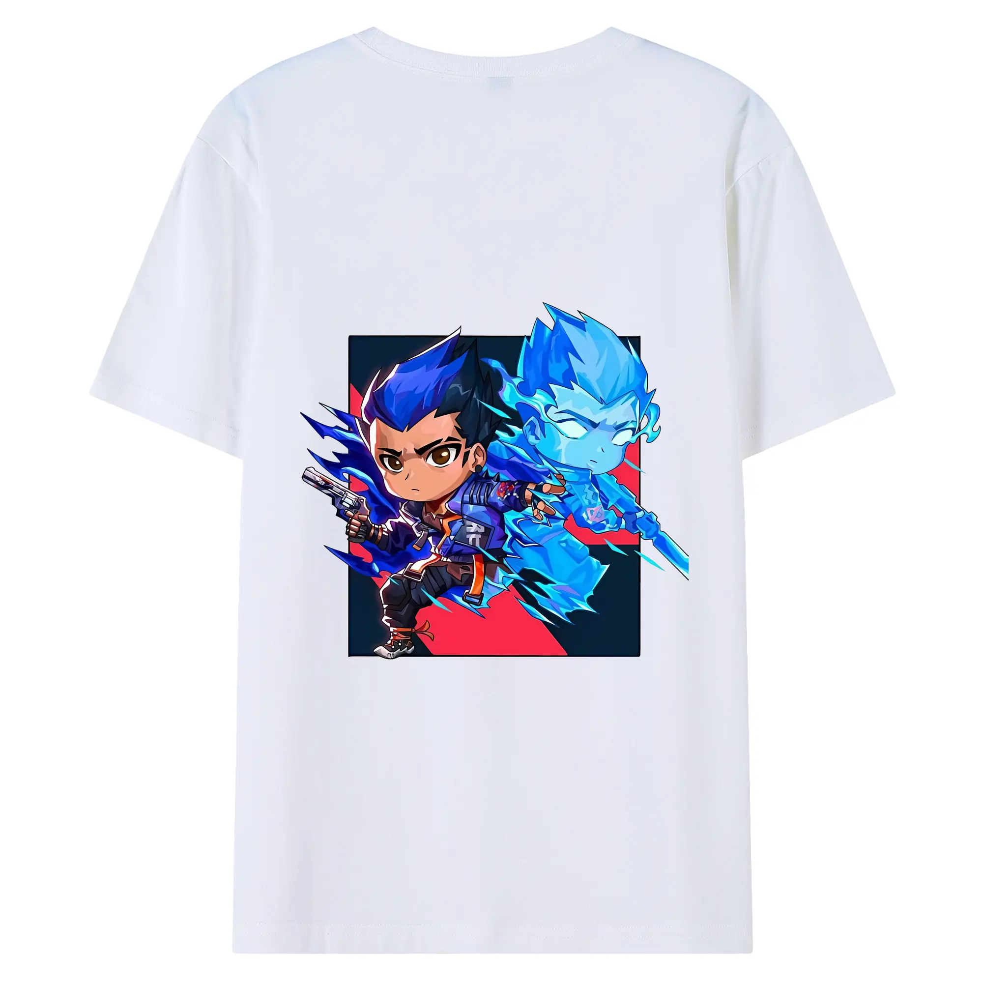 VALORANT グッズ,ヨル - 綿100％ 半袖Tシャツ ・ バックプリント ・ 快適 通気性 ・ 日常使い 散歩 スポーツ用