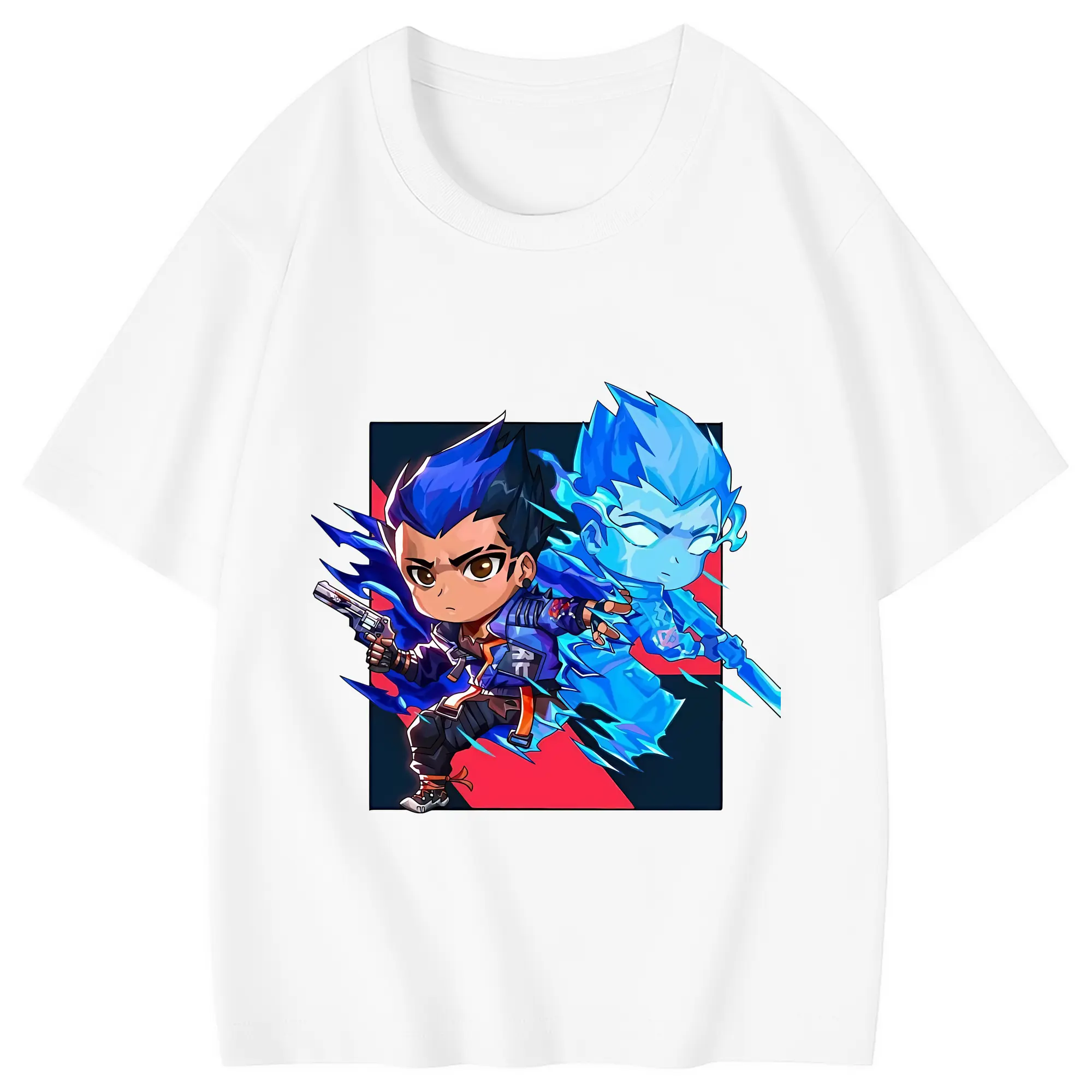 VALORANT グッズ,ヨル - 綿100％ キッズTシャツ ・ フロントプリント ・ 快適 通気性 ・ スポーツ カジュアル 散歩用