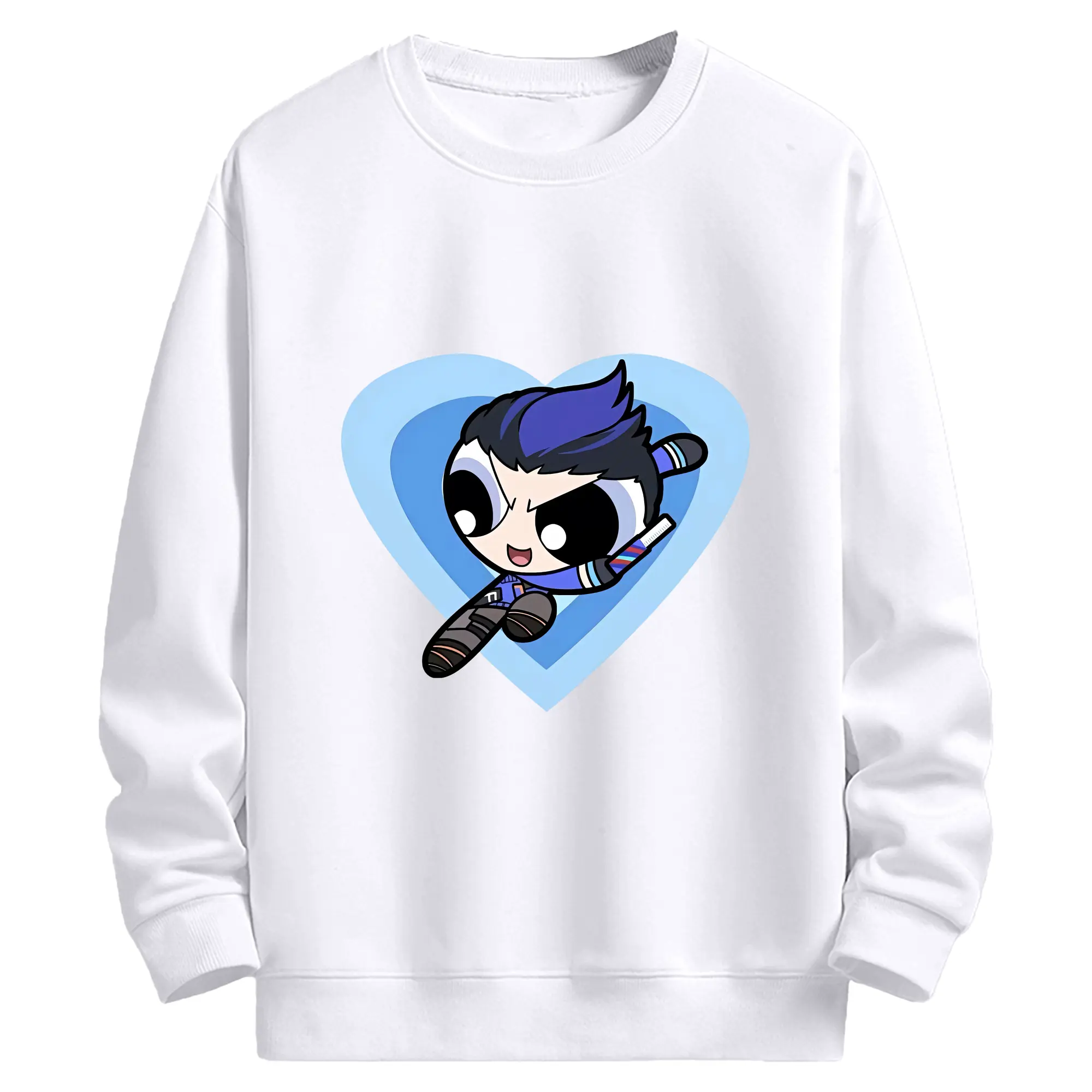 VALORANT グッズ,ヨル - 高品質 クルーネック スウェット ・ コットン59％ ポリエステル41％ ・ ユニセックス 長袖 トレーナー ・ カジュアル デイリー スポーツ 散歩用