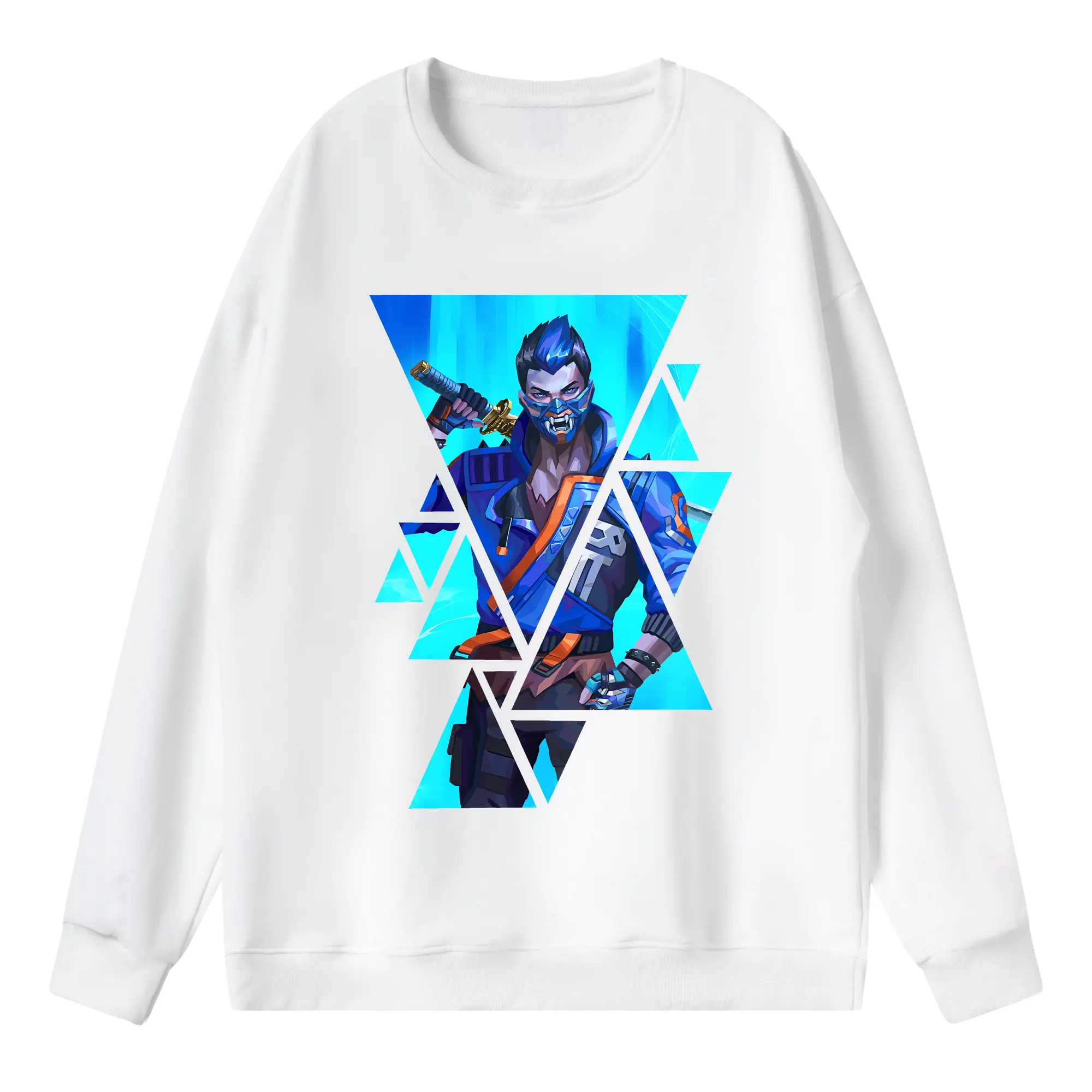 VALORANT グッズ,ヨル - 薄手 クルーネック スウェット 裏毛260g · ポリエステル 春秋向け カジュアル 男女兼用 · トレーナー デイリー スポーツ 散歩に最適