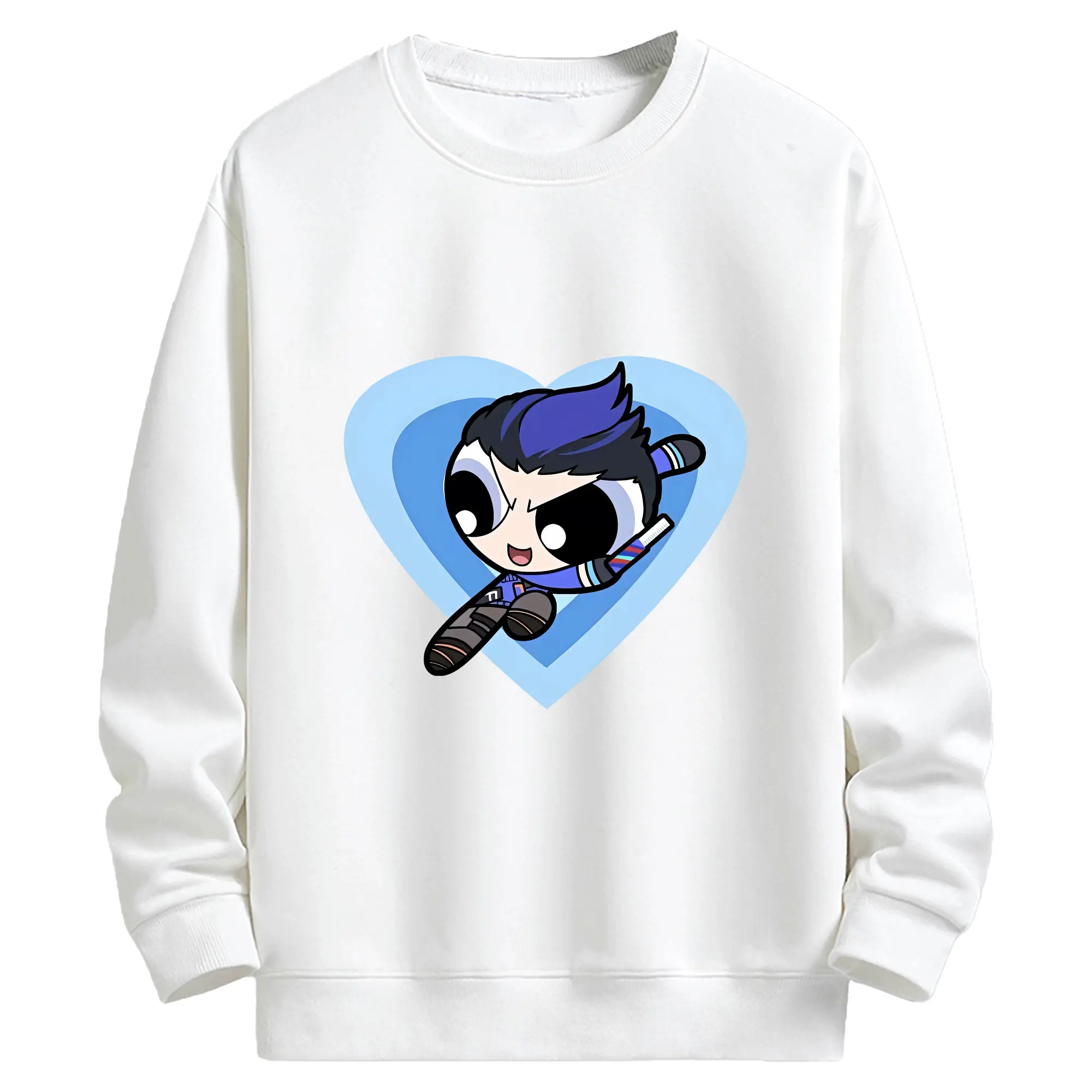 VALORANT グッズ,ヨル - キッズ クルーネックスウェットシャツ ・ フロントプリント ・ 綿80％ ポリエステル20％ ・ 快適 通学 スポーツ 日常使い お散歩用