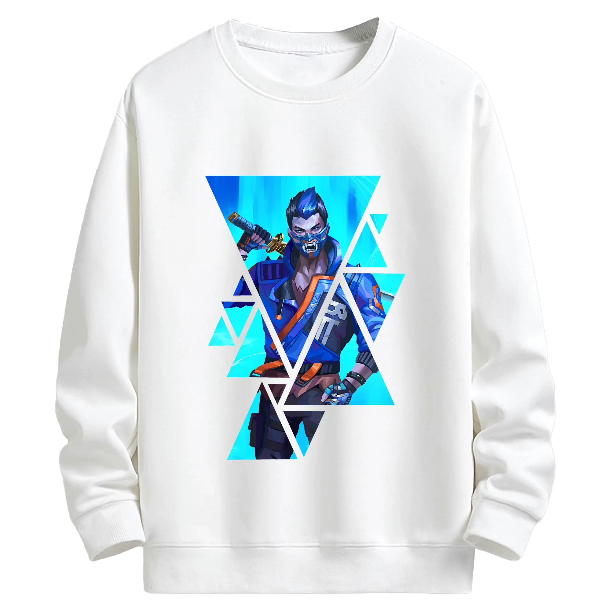 VALORANT グッズ,ヨル - キッズ クルーネックスウェットシャツ ・ フロントプリント ・ 綿80％ ポリエステル20％ ・ 快適 通学 スポーツ 日常使い お散歩用