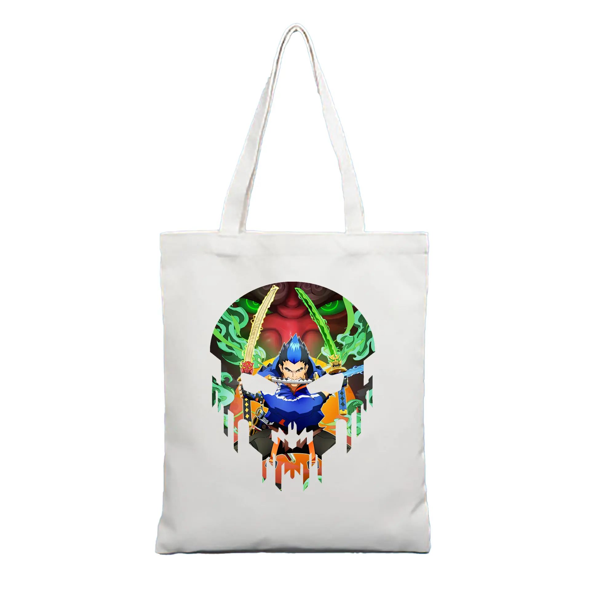 VALORANT グッズ,ヨル - 縦型キャンバス手提げバッグ（トートバッグ） ・ キャンバス素材 ・ ショッピング用 ・ 軽量 丈夫 お手入れ簡単