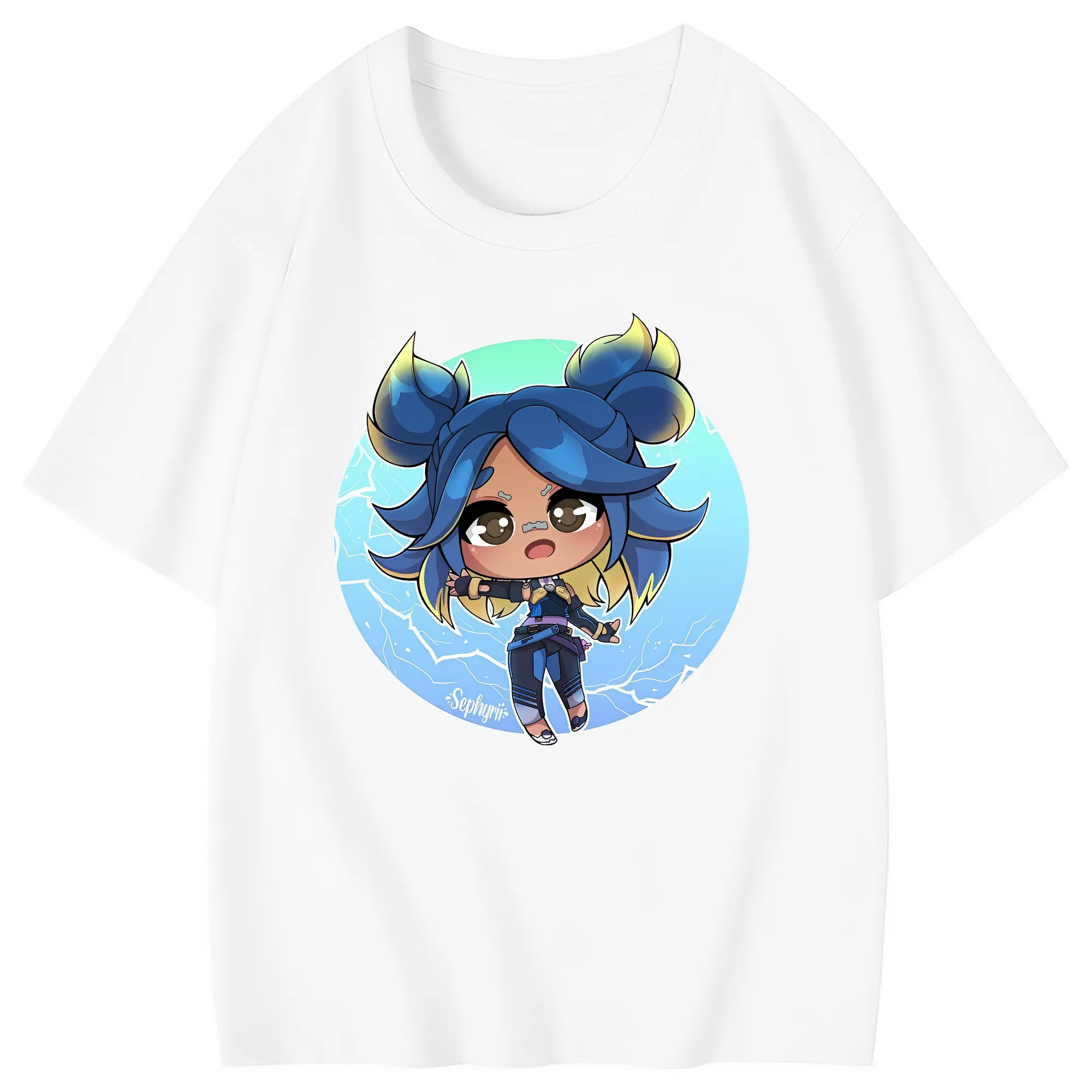 VALORANT グッズ,ネオン - 綿100％ キッズTシャツ ・ フロントプリント ・ 快適 通気性 ・ スポーツ カジュアル 散歩用