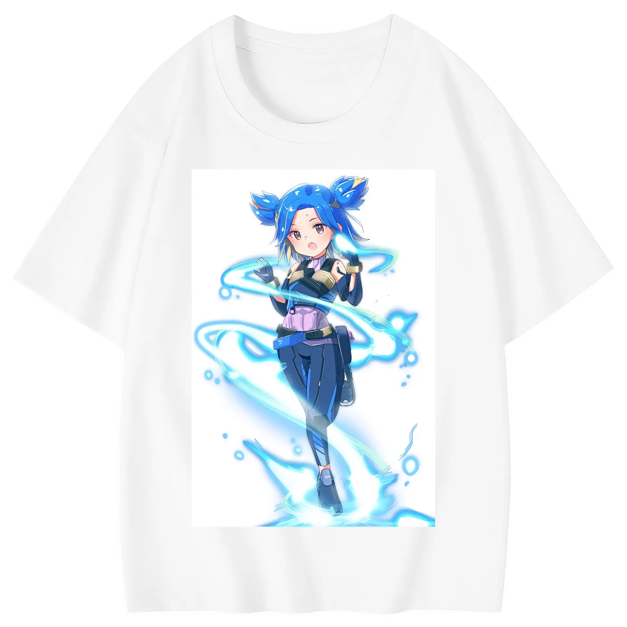 VALORANT グッズ,ネオン - 綿100％ キッズTシャツ ・ フロントプリント ・ 快適 通気性 ・ スポーツ カジュアル 散歩用