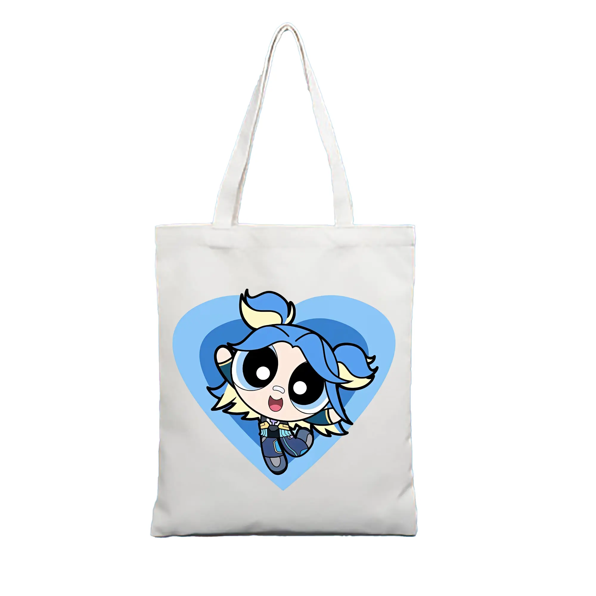 VALORANT グッズ,ネオン - 縦型キャンバス手提げバッグ（トートバッグ） ・ キャンバス素材 ・ ショッピング用 ・ 軽量 丈夫 お手入れ簡単