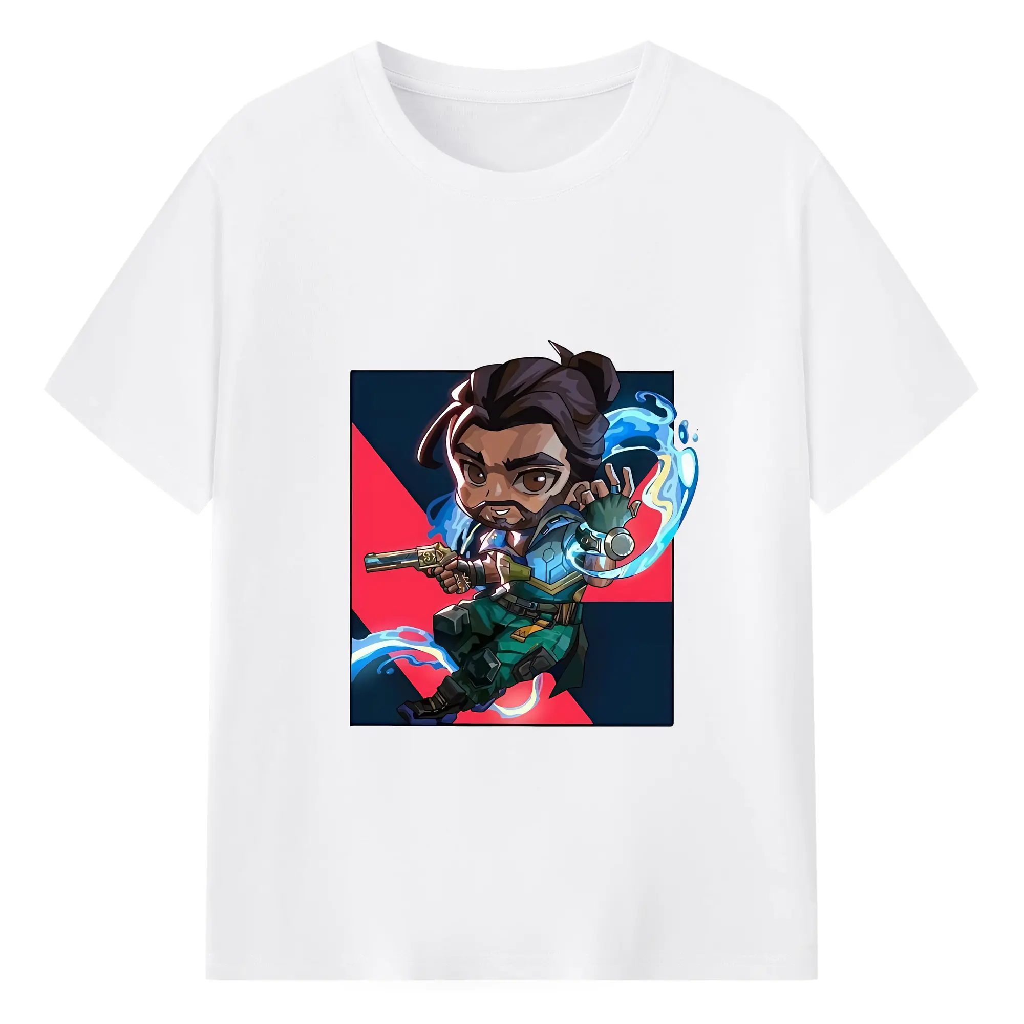 VALORANT グッズ,ハーバー - 綿100％ 半袖Tシャツ ・ フロントプリント ・ 快適 通気性 ・ 日常使い 散歩 スポーツ用