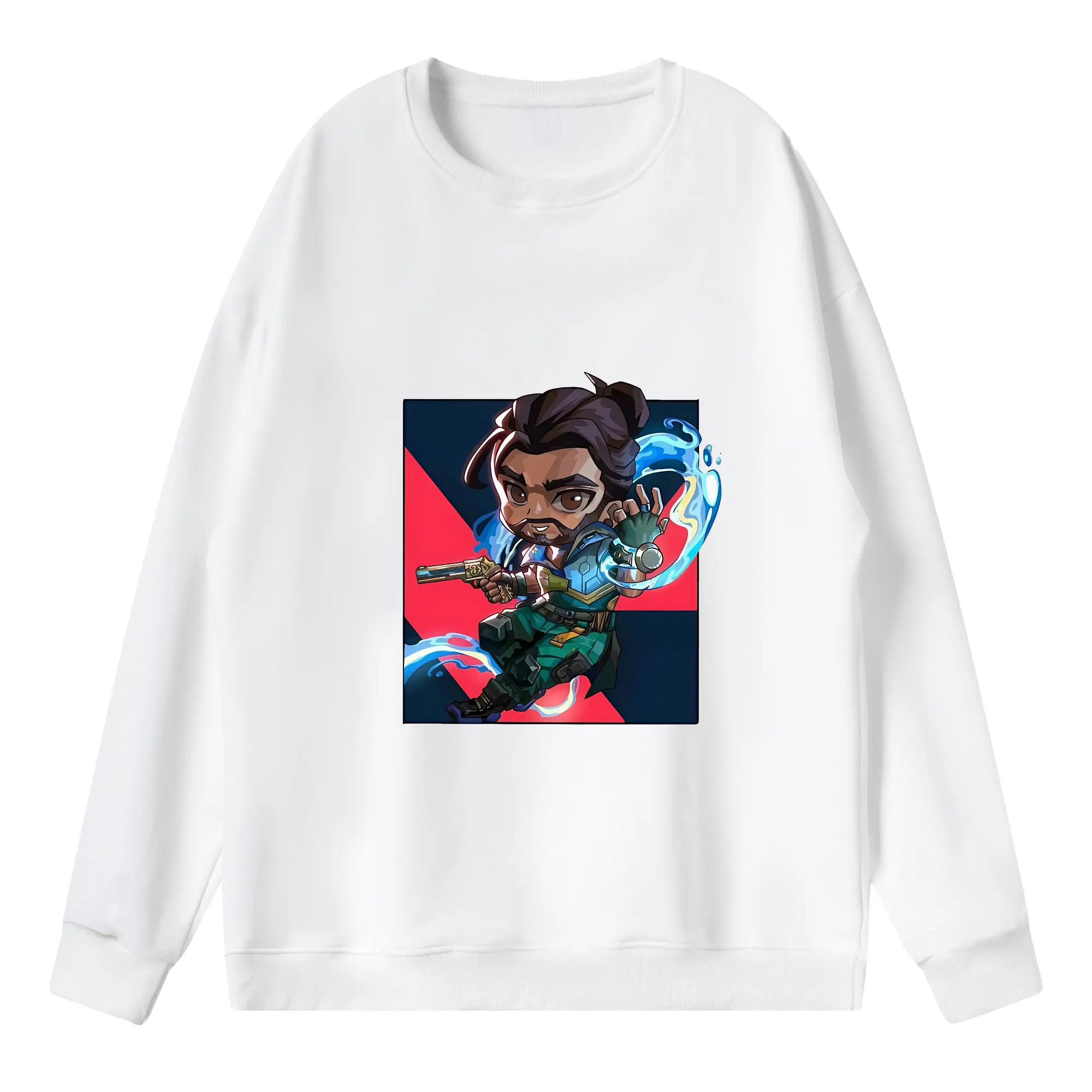 VALORANT グッズ,ハーバー - 薄手 クルーネック スウェット 裏毛260g · ポリエステル 春秋向け カジュアル 男女兼用 · トレーナー デイリー スポーツ 散歩に最適