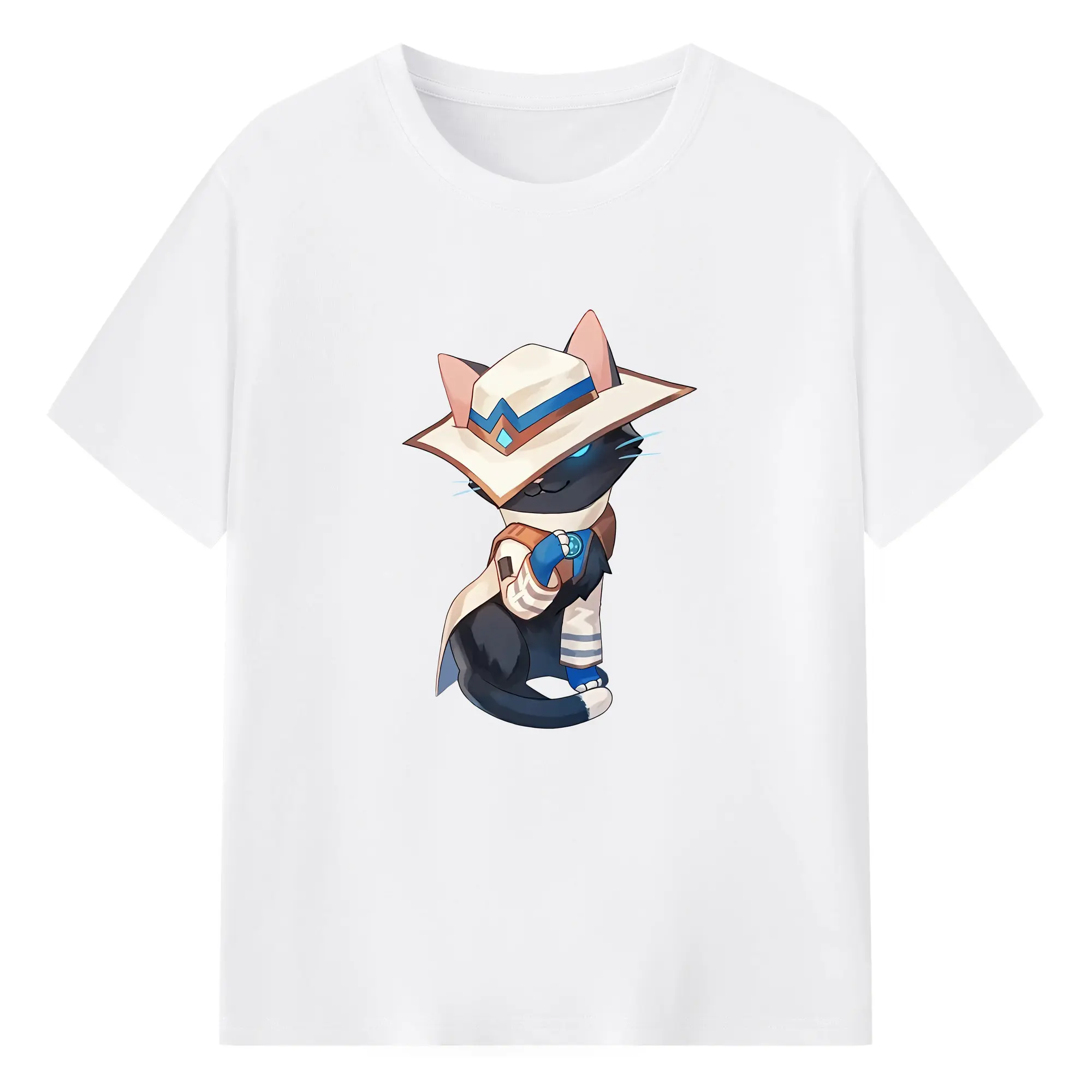 VALORANT グッズ,サイファー - 綿100％ 半袖Tシャツ ・ フロントプリント ・ 快適 通気性 ・ 日常使い 散歩 スポーツ用