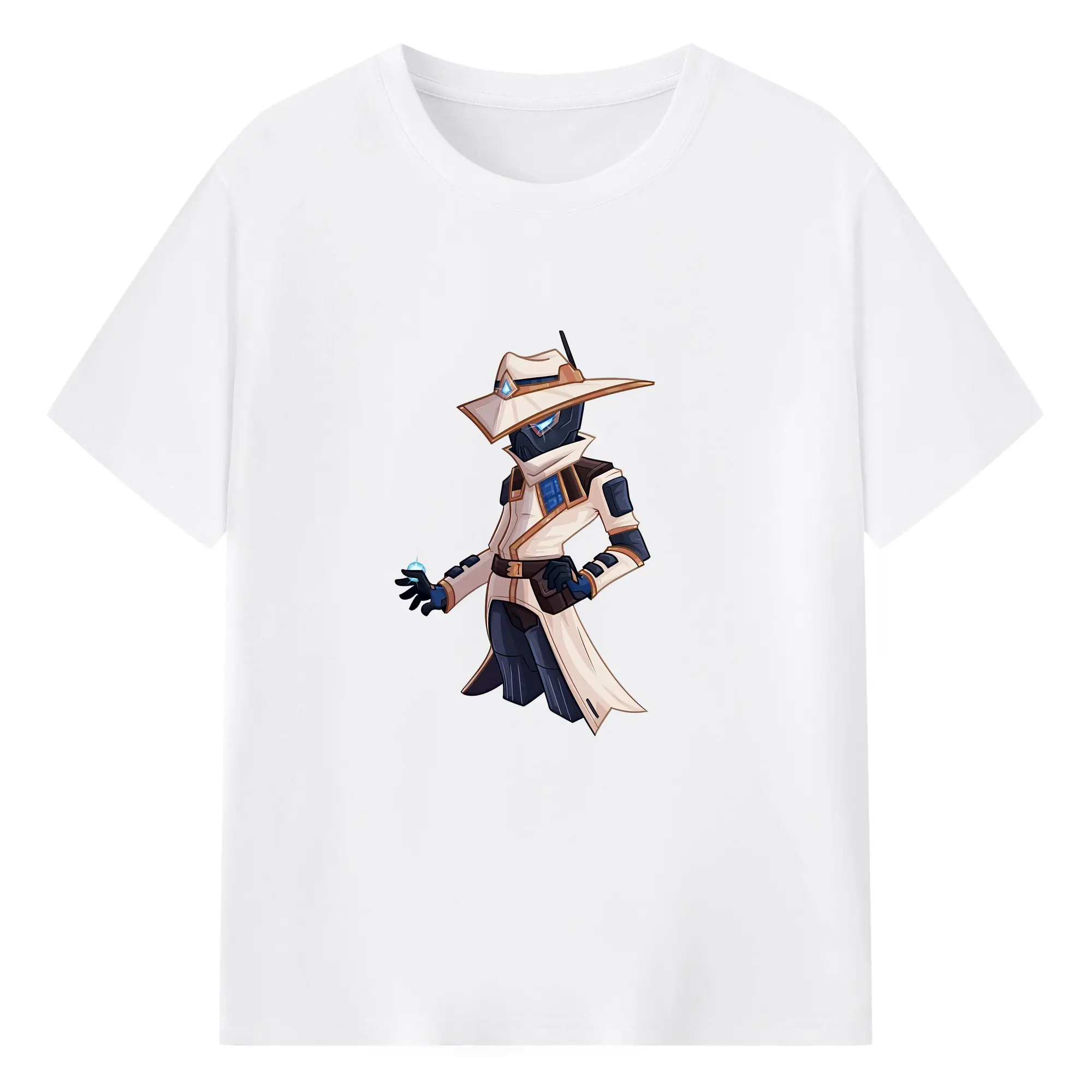 VALORANT グッズ,サイファー - 綿100％ 半袖Tシャツ ・ フロントプリント ・ 快適 通気性 ・ 日常使い 散歩 スポーツ用