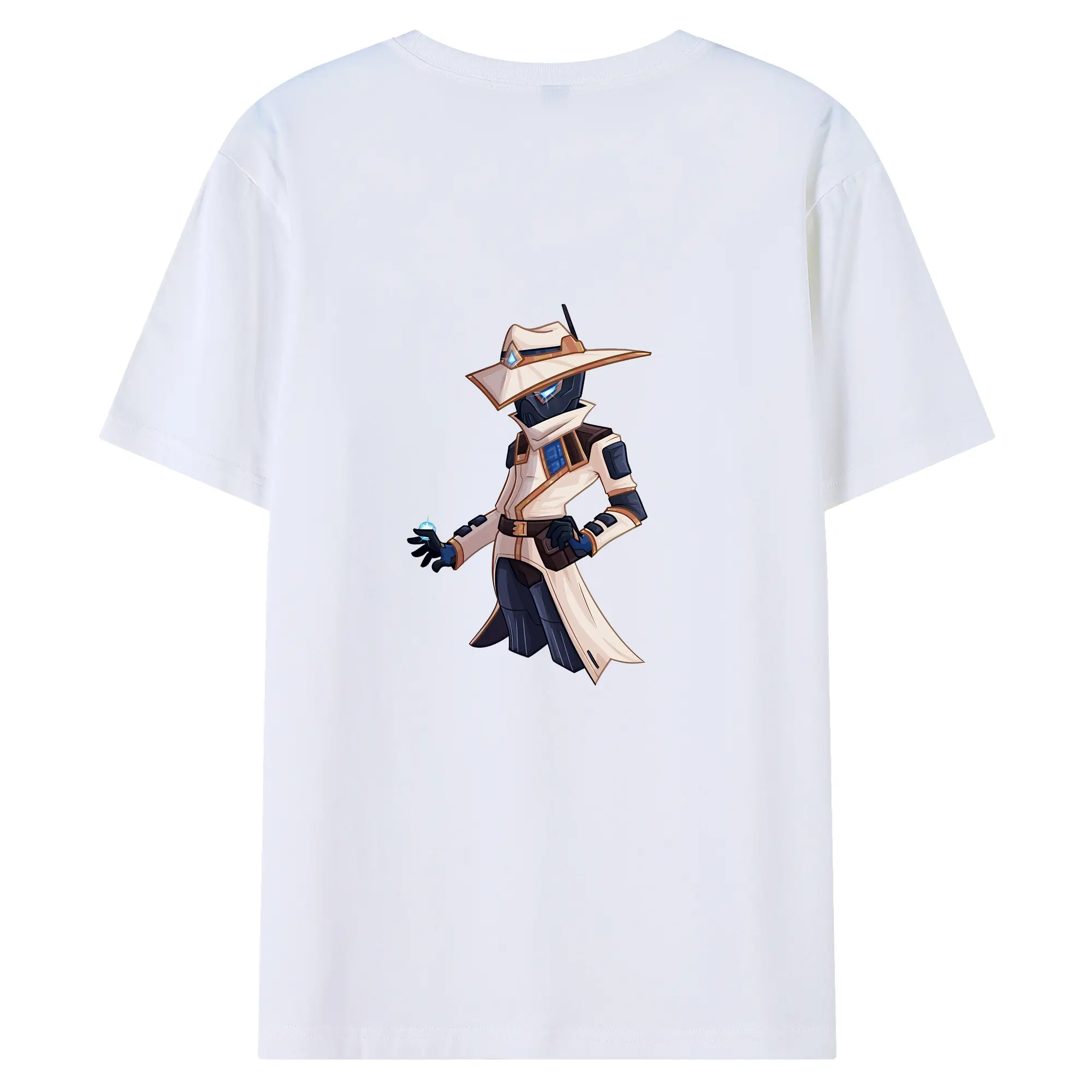 VALORANT グッズ,サイファー - 綿100％ 半袖Tシャツ ・ バックプリント ・ 快適 通気性 ・ 日常使い 散歩 スポーツ用