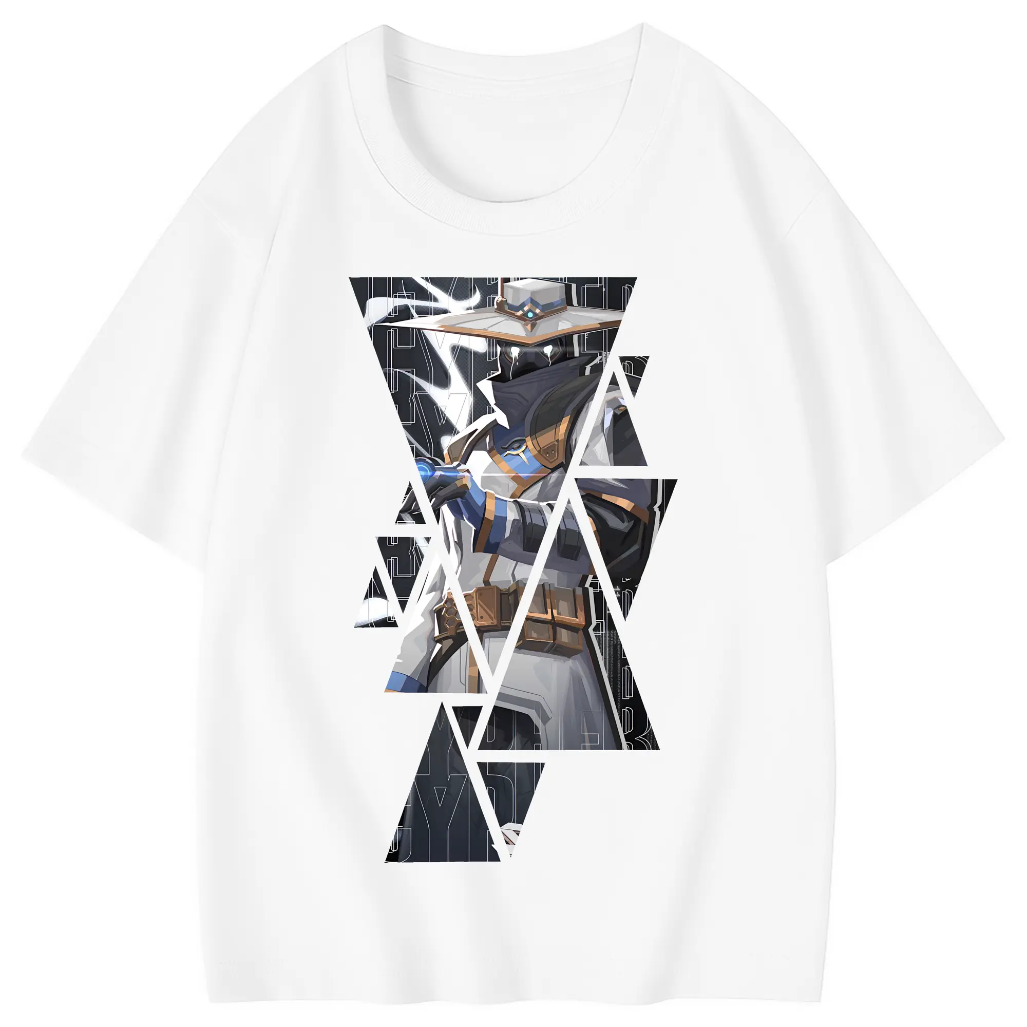 VALORANT グッズ,サイファー - 綿100％ キッズTシャツ ・ フロントプリント ・ 快適 通気性 ・ スポーツ カジュアル 散歩用