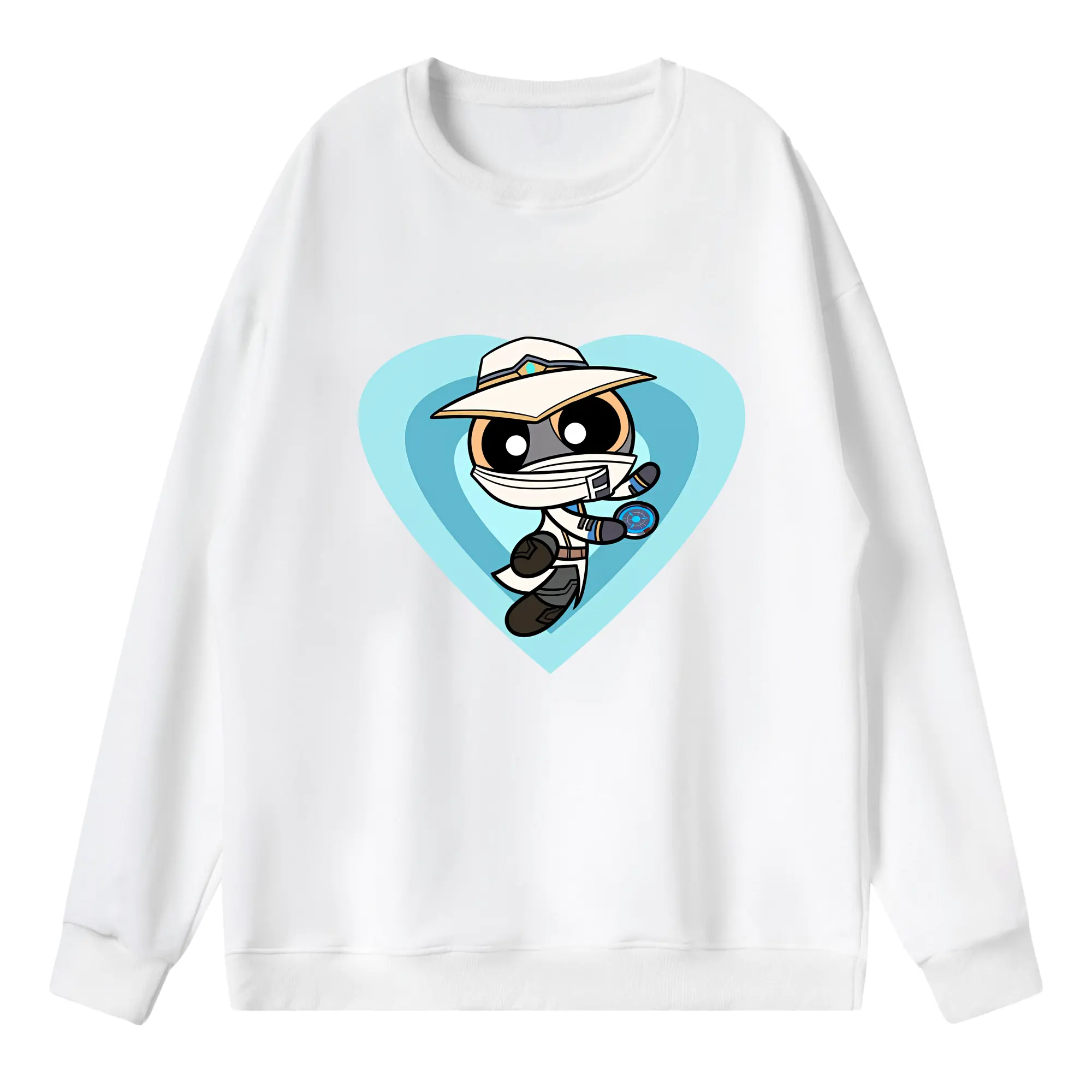 VALORANT グッズ,サイファー - 薄手 クルーネック スウェット 裏毛260g · ポリエステル 春秋向け カジュアル 男女兼用 · トレーナー デイリー スポーツ 散歩に最適