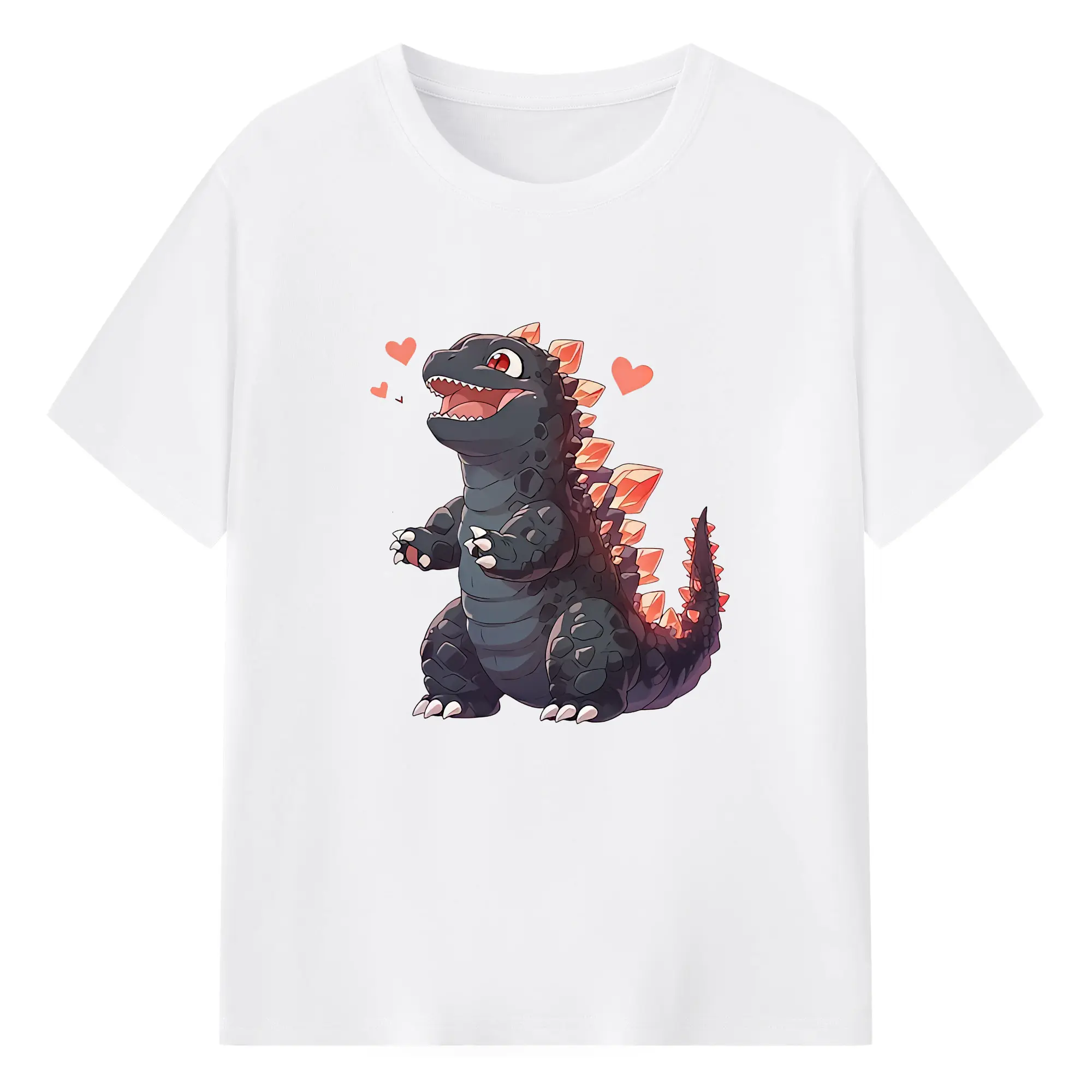 ゴジラ グッズ,ゴジラ - 綿100％ 半袖Tシャツ ・ フロントプリント ・ 快適 通気性 ・ 日常使い 散歩 スポーツ用