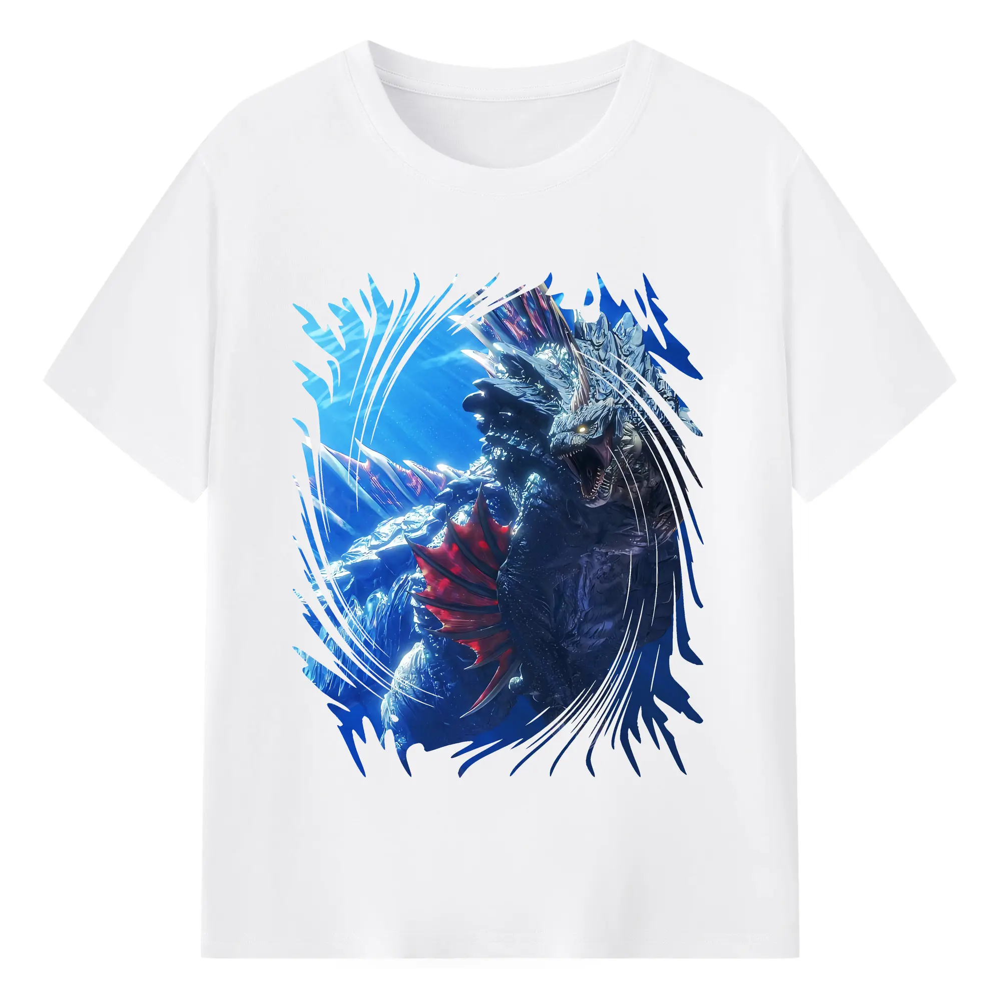 ゴジラ グッズ,ゴジラ - 綿100％ 半袖Tシャツ ・ フロントプリント ・ 快適 通気性 ・ 日常使い 散歩 スポーツ用