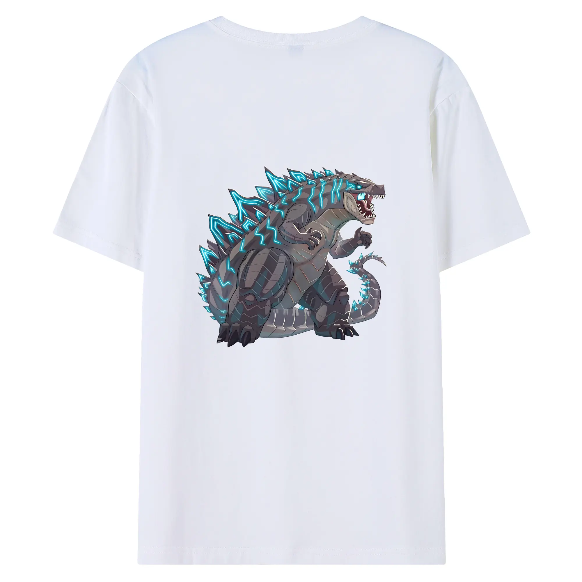 ゴジラ グッズ,ゴジラ - 綿100％ 半袖Tシャツ ・ バックプリント ・ 快適 通気性 ・ 日常使い 散歩 スポーツ用