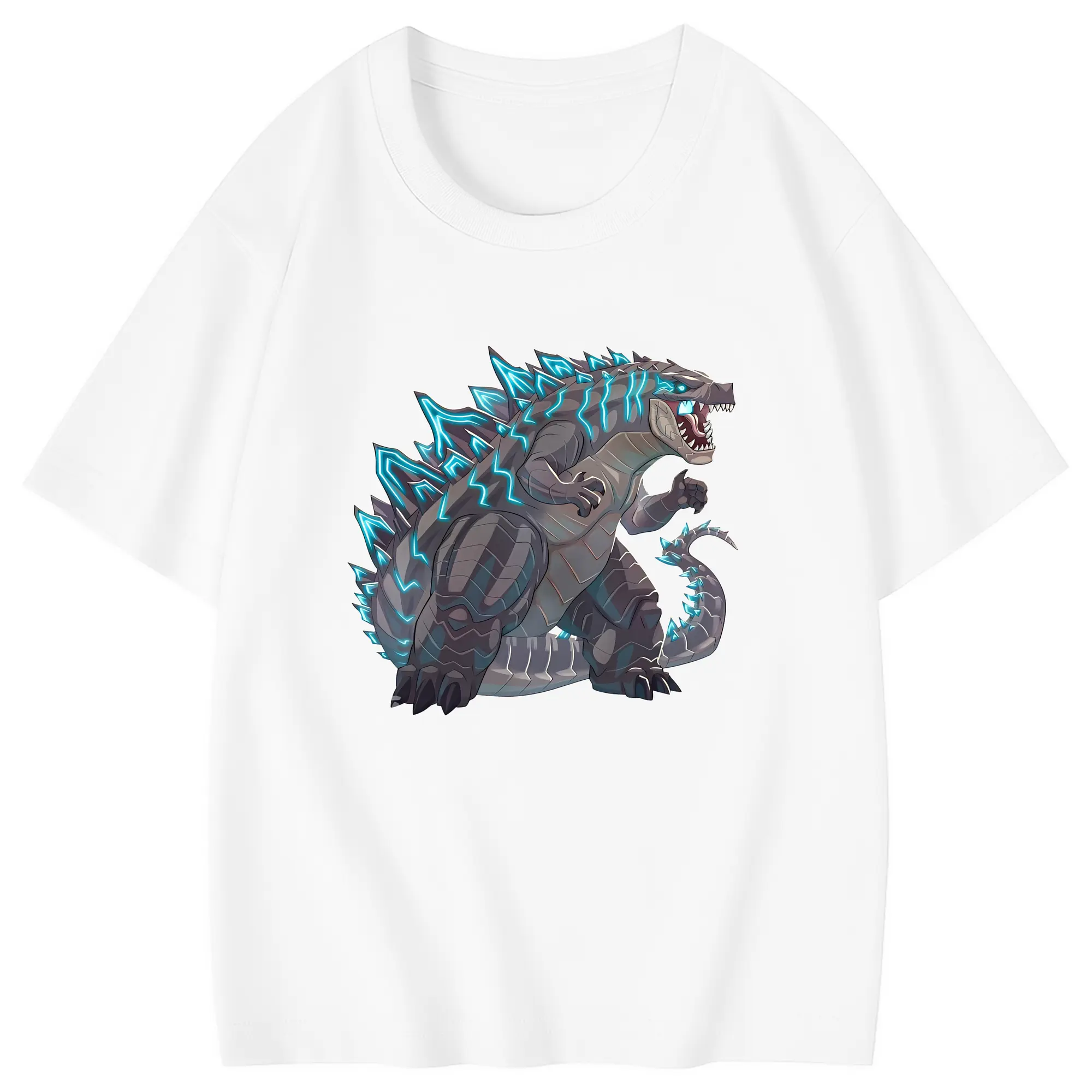 ゴジラ グッズ,ゴジラ - 綿100％ キッズTシャツ ・ フロントプリント ・ 快適 通気性 ・ スポーツ カジュアル 散歩用