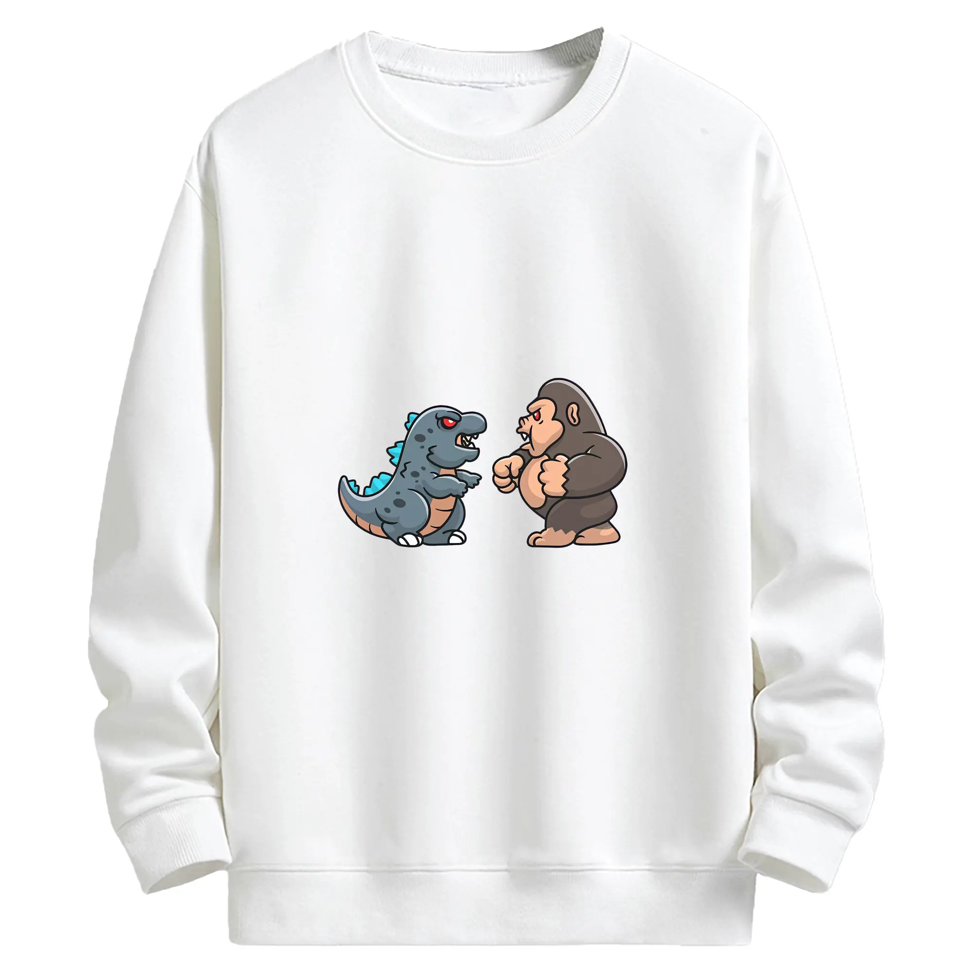 ゴジラ グッズ,ゴジラ - キッズ クルーネックスウェットシャツ ・ フロントプリント ・ 綿80％ ポリエステル20％ ・ 快適 通学 スポーツ 日常使い お散歩用